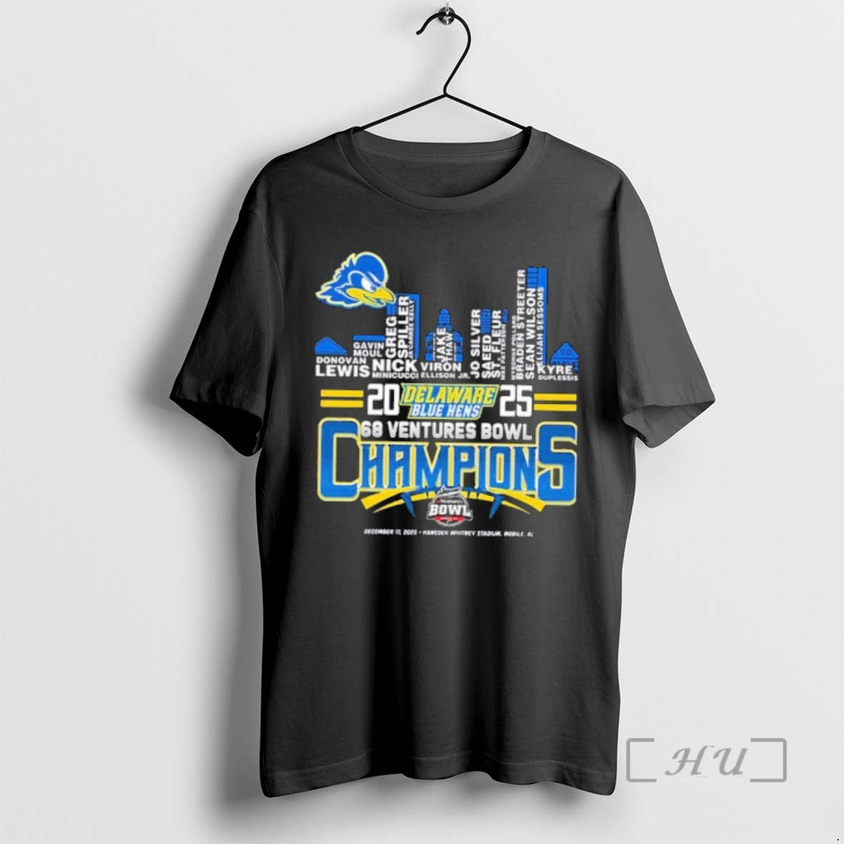 Officials Delaware Blue Hens 2025 Bowl Champions T-Shirts, Hoodie, Sweatshirt | PopFlextees.com