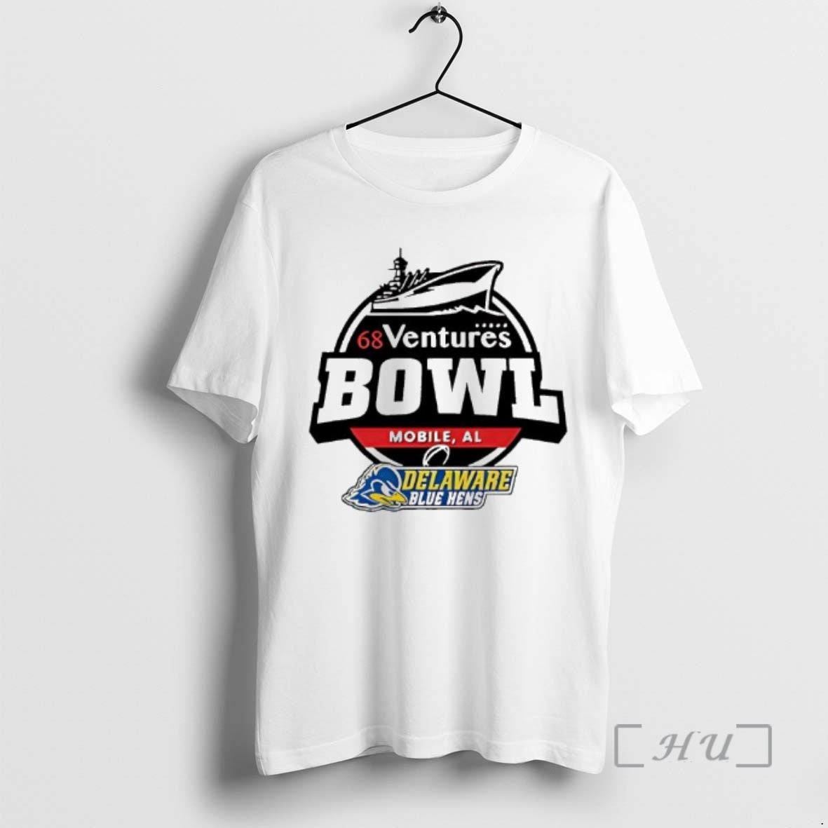 Officials Delaware Blue Hens 68 Ventures Bowl Mobile Al Logo T-Shirts, Hoodie, Sweatshirt | PopFlextees.com
