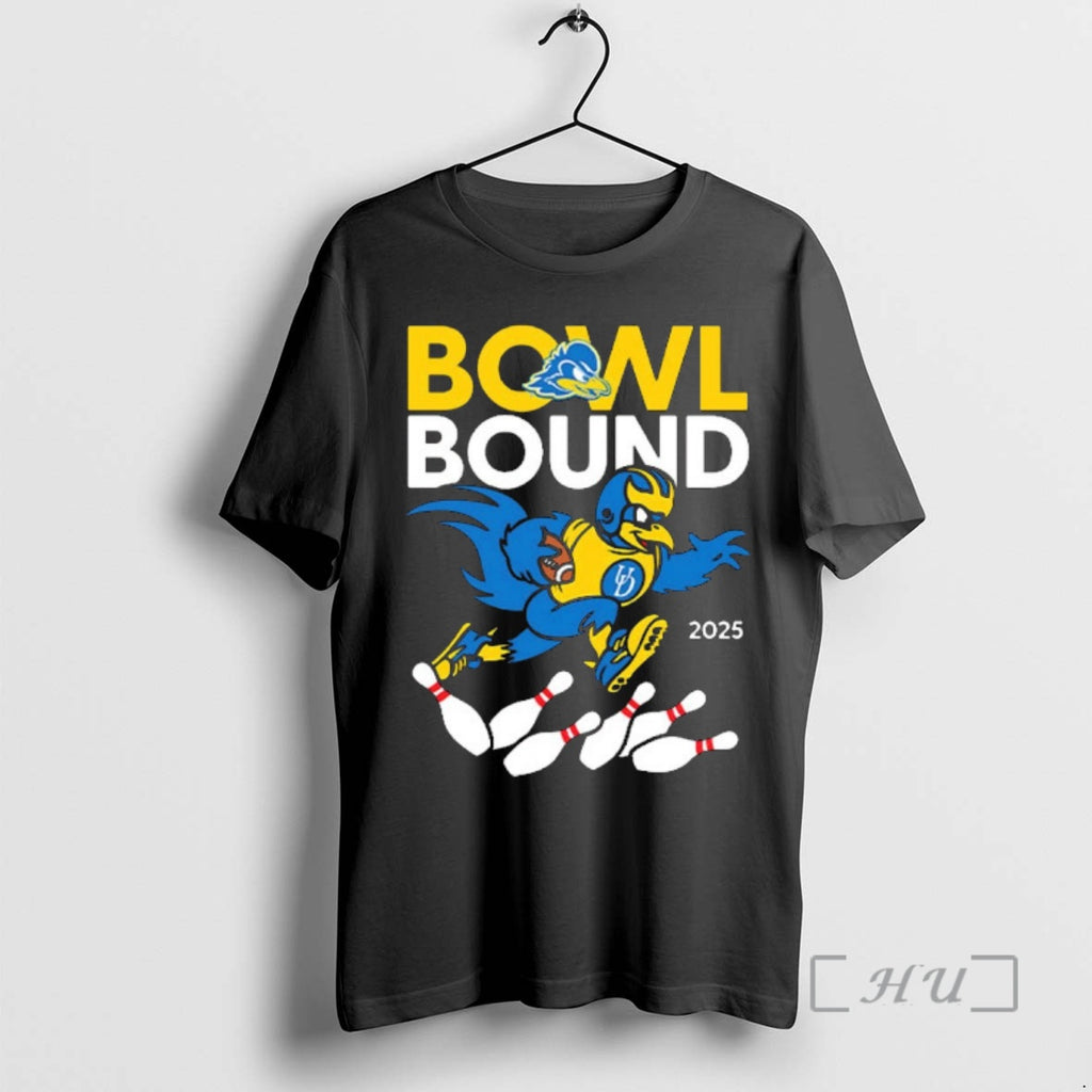Officials Delaware Blue Hens Ncaa Football 2025 Bowl Bound Mascot T-Shirts, Hoodie, Sweatshirt | PopFlextees.com