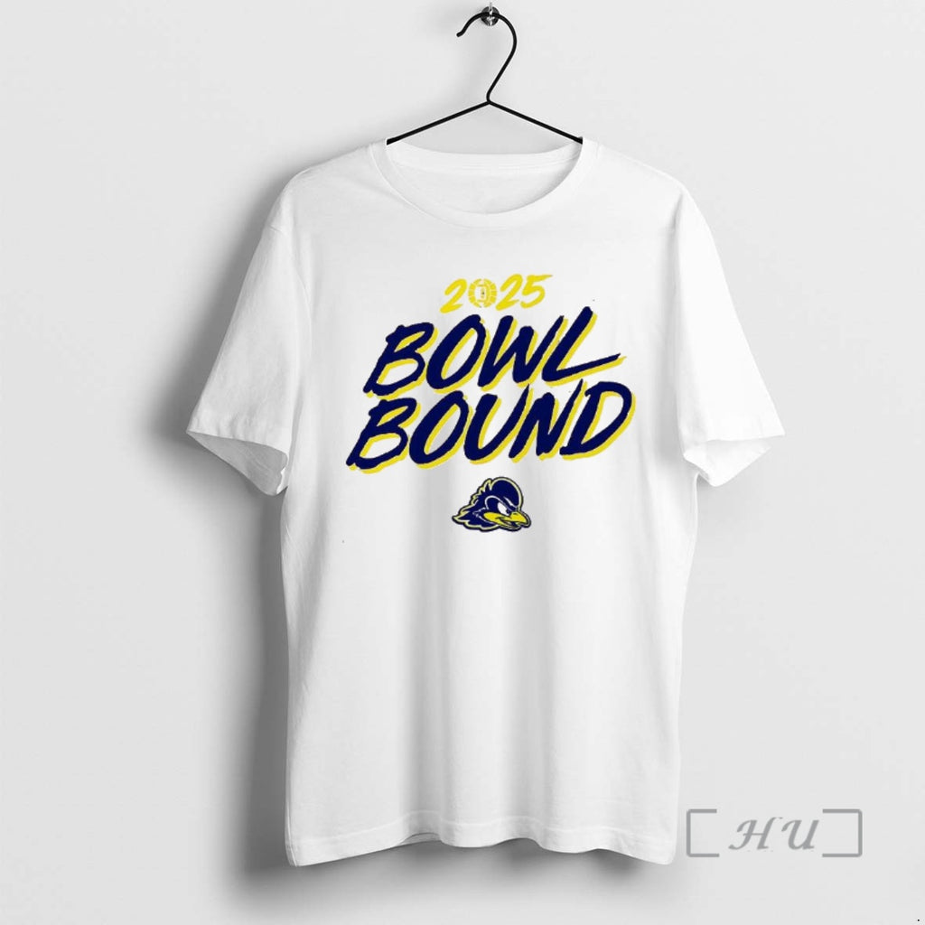 Officials Delaware Fightin Blue Hens 2025 Bowl Bound T-Shirts, Hoodie, Sweatshirt | PopFlextees.com