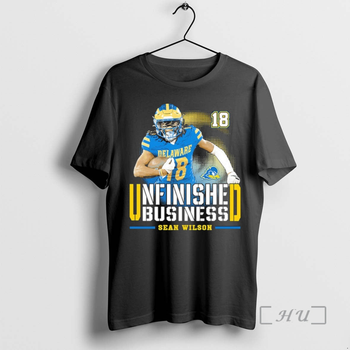 Officials Delaware Fightin Blue Hens Ncaa Football Sean Wilson Unfinished Business T-Shirts, Hoodie, Sweatshirt
