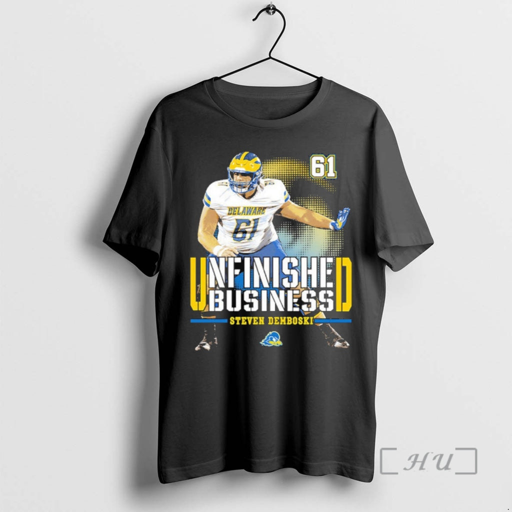 Officials Delaware Fightin Blue Hens Ncaa Football Steven Demboski Unfinished Business T-Shirts, Hoodie, Sweatshirt