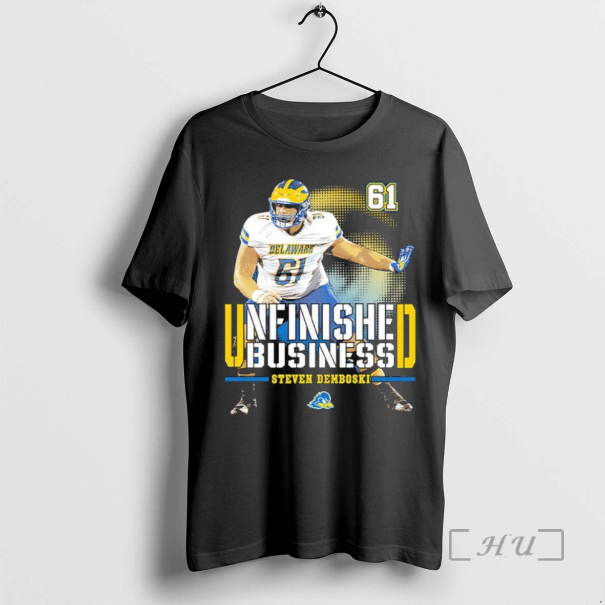 Officials Delaware Fightin Blue Hens Ncaa Football Steven Demboski Unfinished Business T-Shirts, Hoodie, Sweatshirt