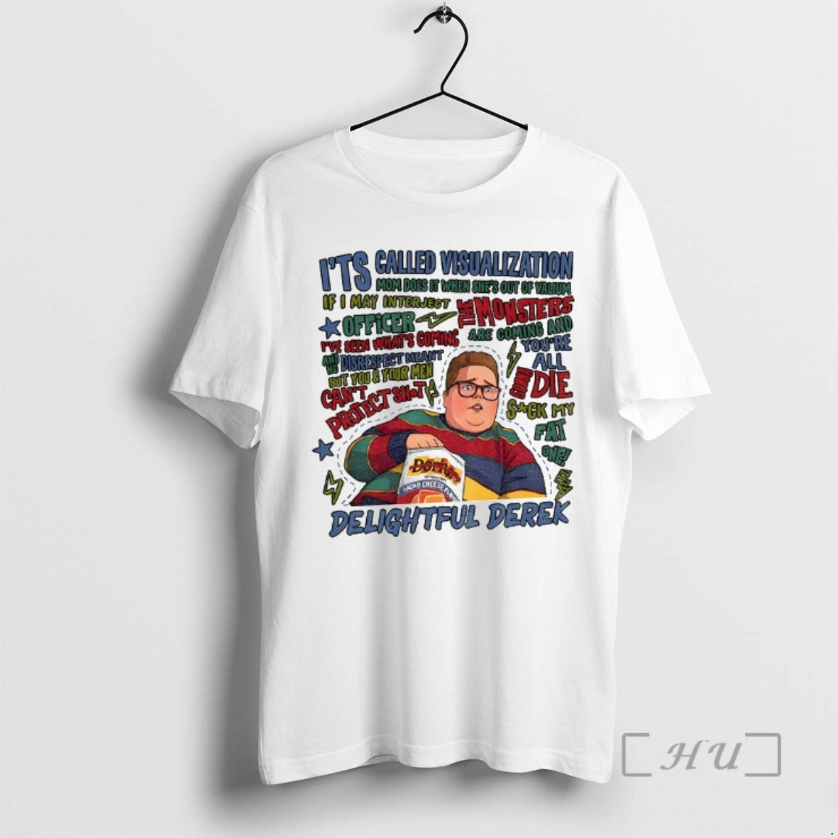 Officials Delightful Derek Fat Boy Funny Quotes T-Shirts, Hoodie, Sweatshirt | PopFlextees.com