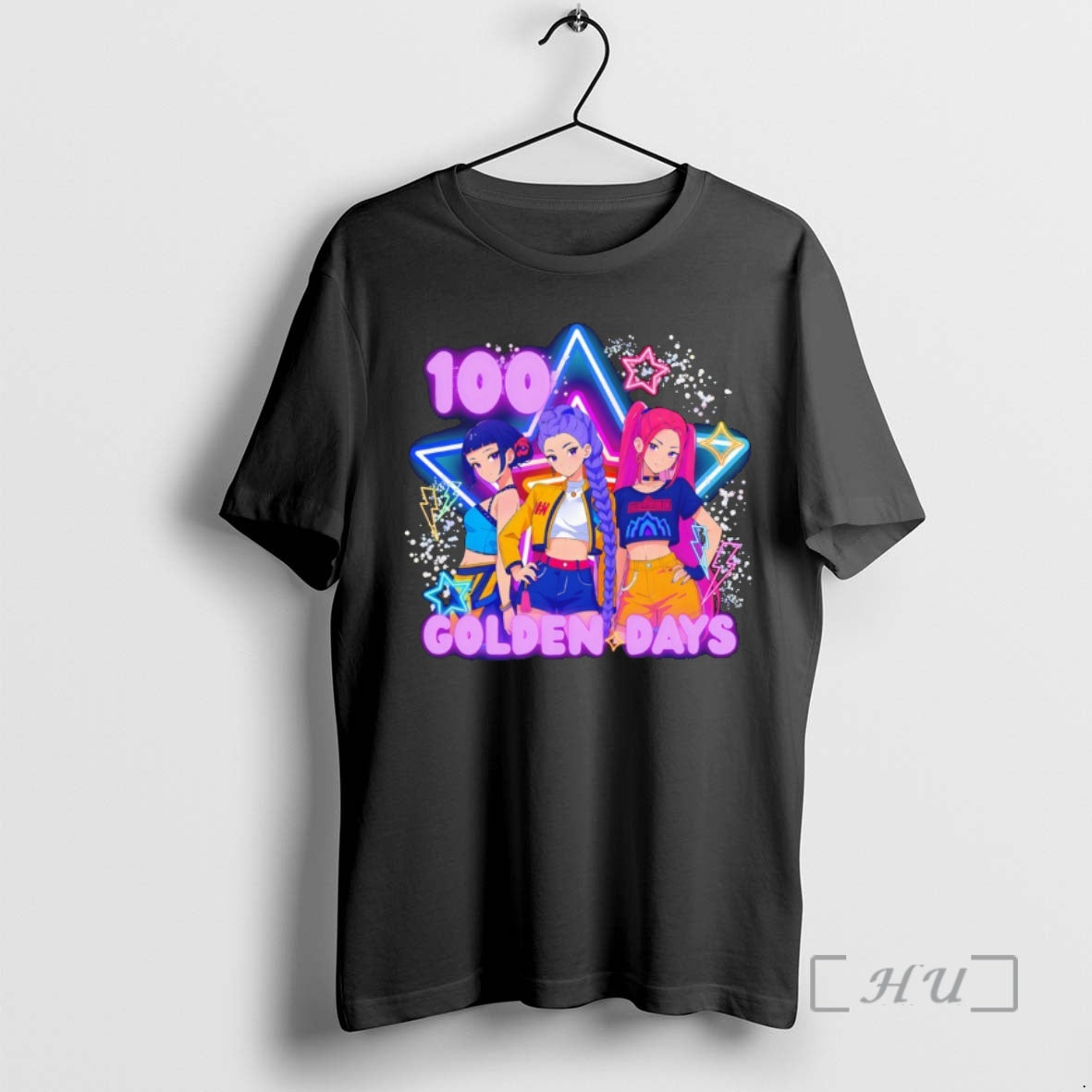 Officials Demon Hunters 100 Golden Days K Pop T-Shirts, Hoodie, Sweatshirt