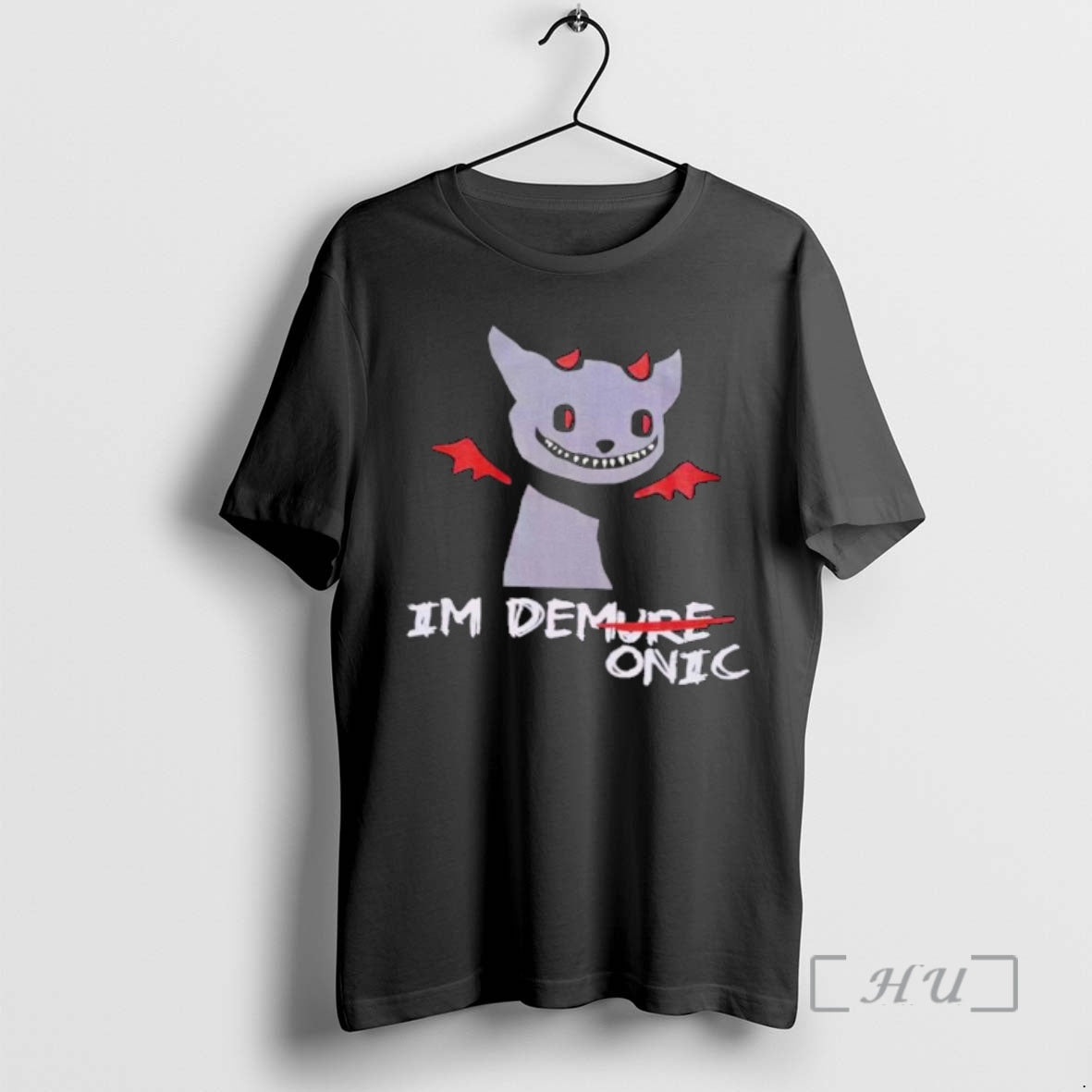 Officials Demure Demonic Cat T-Shirts, Hoodie, Sweatshirt | PopFlextees.com
