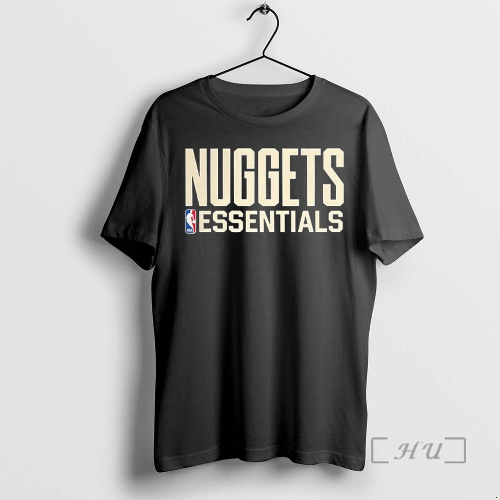 Officials Denver Nuggets Essentials Nba Logo T-Shirts, Hoodie, Sweatshirt | PopFlextees.com