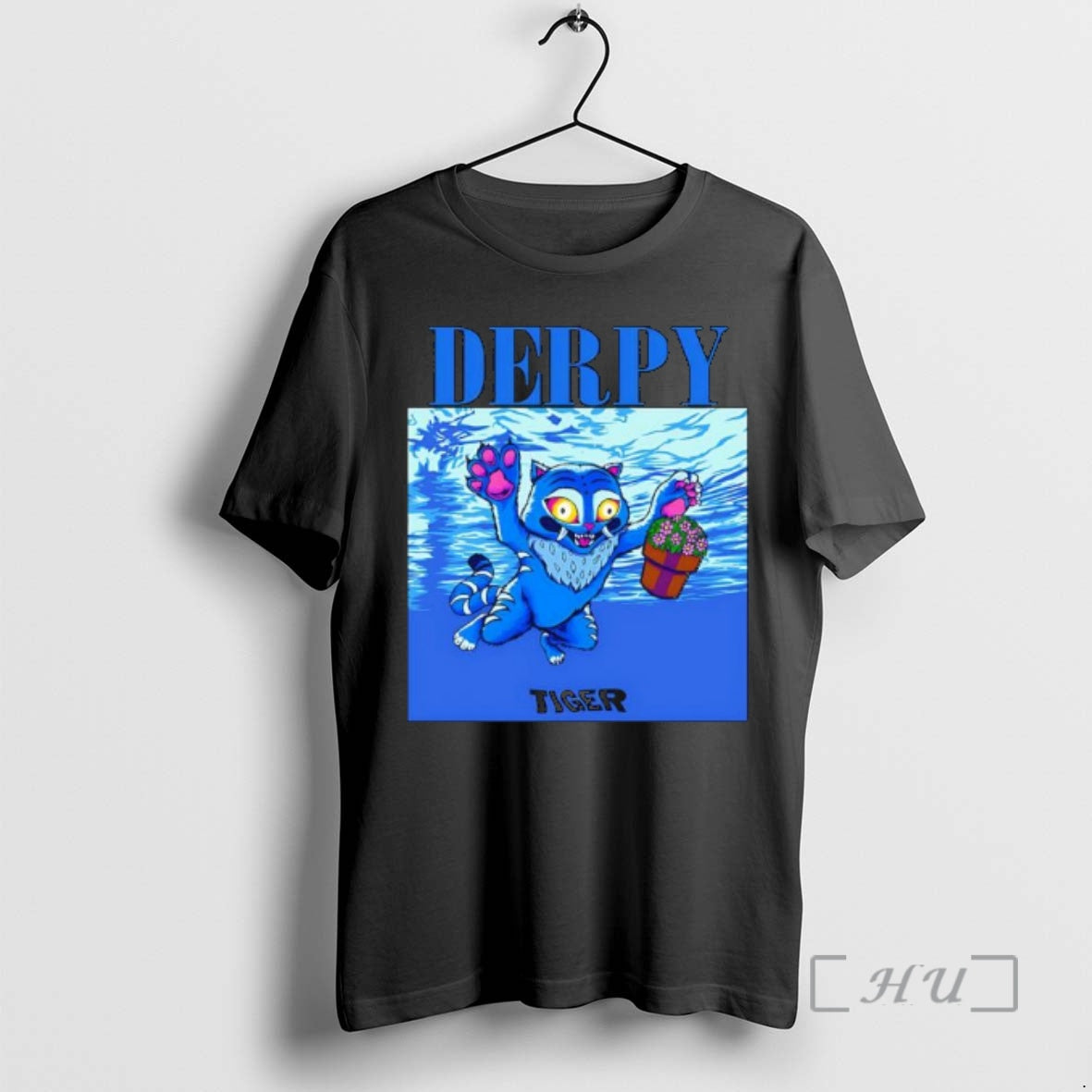 Officials Derpymind Derpy Tiger Graphic T-Shirts, Hoodie, Sweatshirt | PopFlextees.com