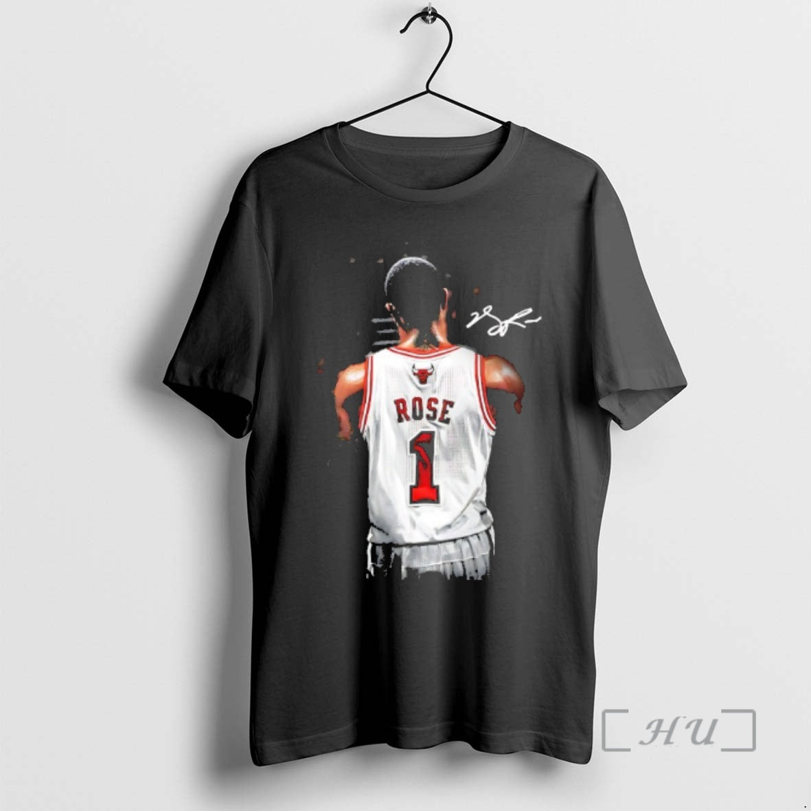 Officials Derrick Rose Chicago Bulls Number 1 Player Basketball Signature T-Shirts, Hoodie, Sweatshirt | PopFlextees.com
