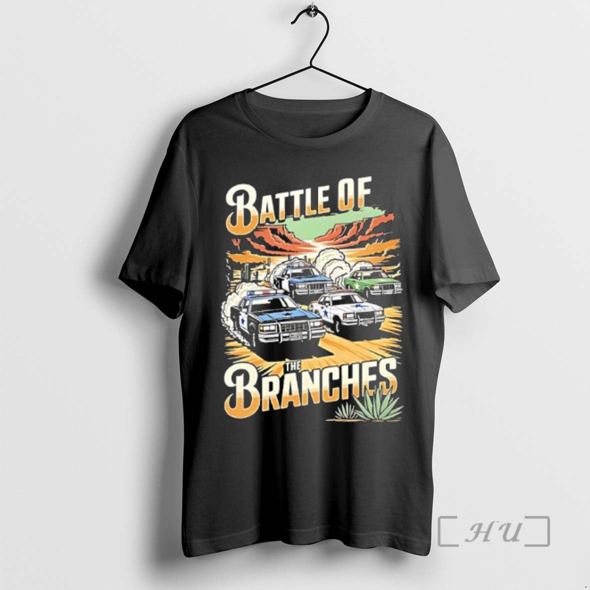 Officials Desert Race Battle Of The Branches Police Car Vintage T-Shirts, Hoodie, Sweatshirt | PopFlextees.com
