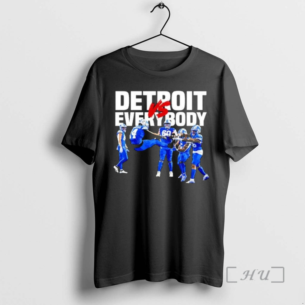 Officials Detroit Everybody Team Graphic T-Shirts, Hoodie, Sweatshirt | PopFlextees.com