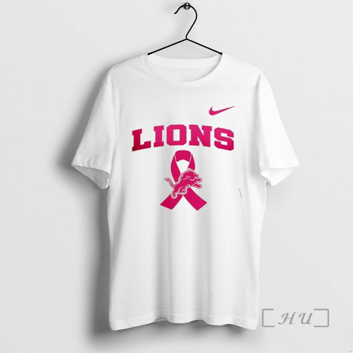 Officials Detroit Lions Cancer Awareness Never Ever Giving Up Hope T-Shirts, Hoodie, Sweatshirt | PopFlextees.com