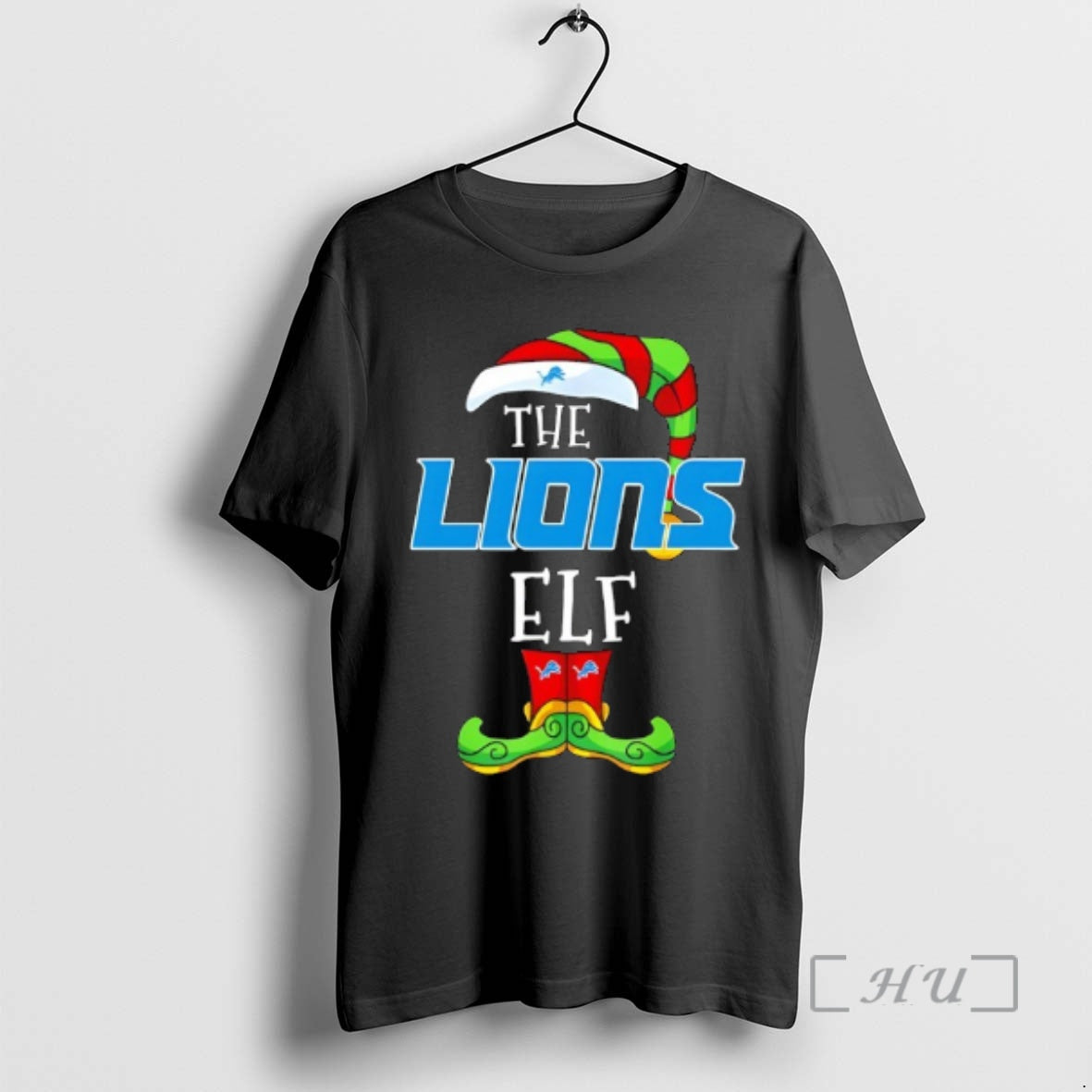 Officials Detroit Lions Christmas Elf T-Shirts, Hoodie, Sweatshirt | PopFlextees.com