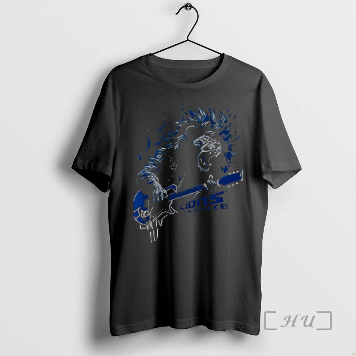 Officials Detroit Lions X Jack White Thanksgiving Halftime Show Mascot Signature Premium T Shirts Sweater Hoodie, Sweatshirt