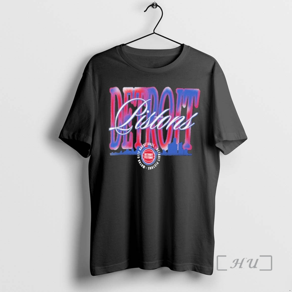 Officials Detroit Pistons Chrome Legacy Skyline T-Shirts, Hoodie, Sweatshirt | PopFlextees.com