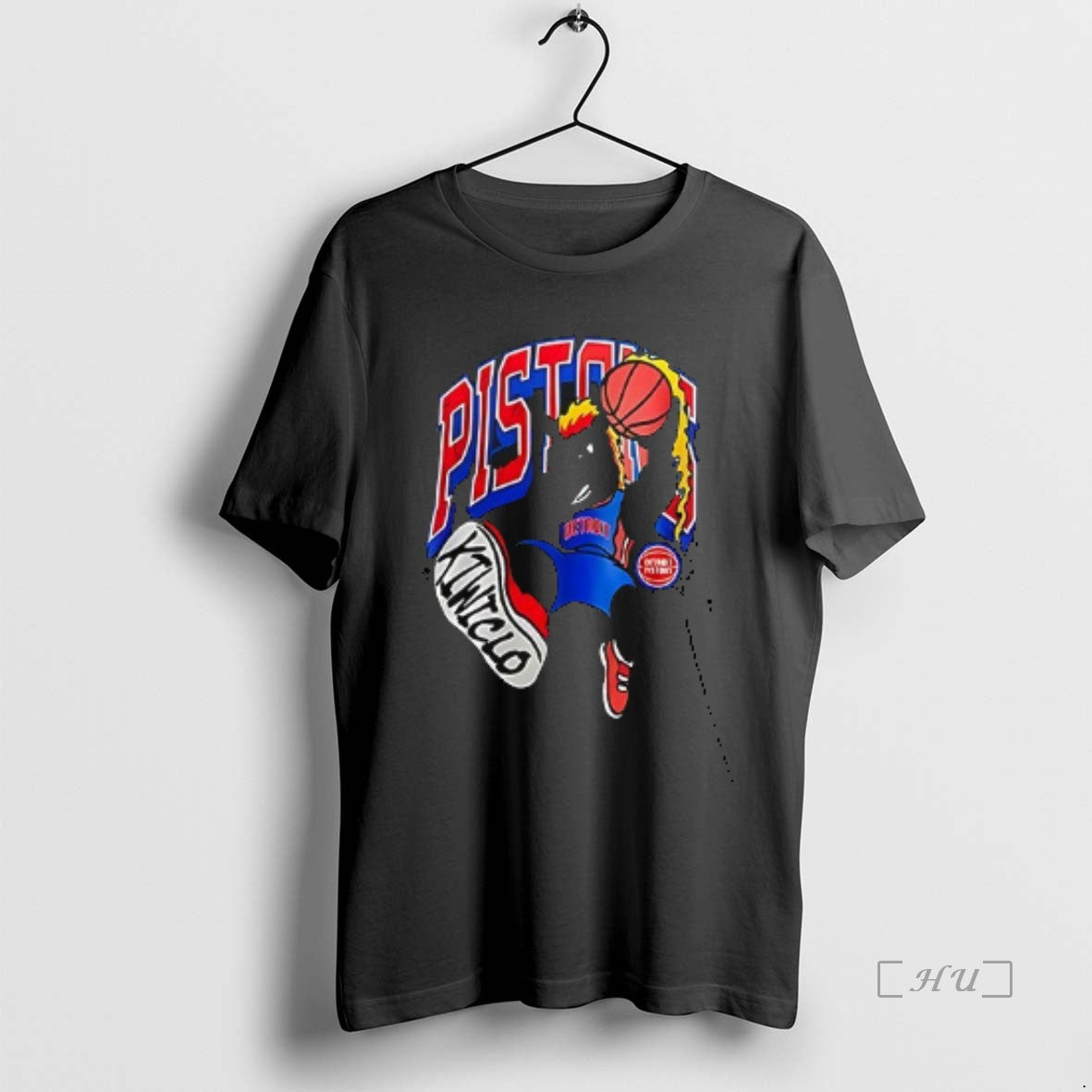 Officials Detroit Pistons Hoopers Birthday Mascot Art Double Sided Graphic T-Shirts, Hoodie, Sweatshirt | PopFlextees.com