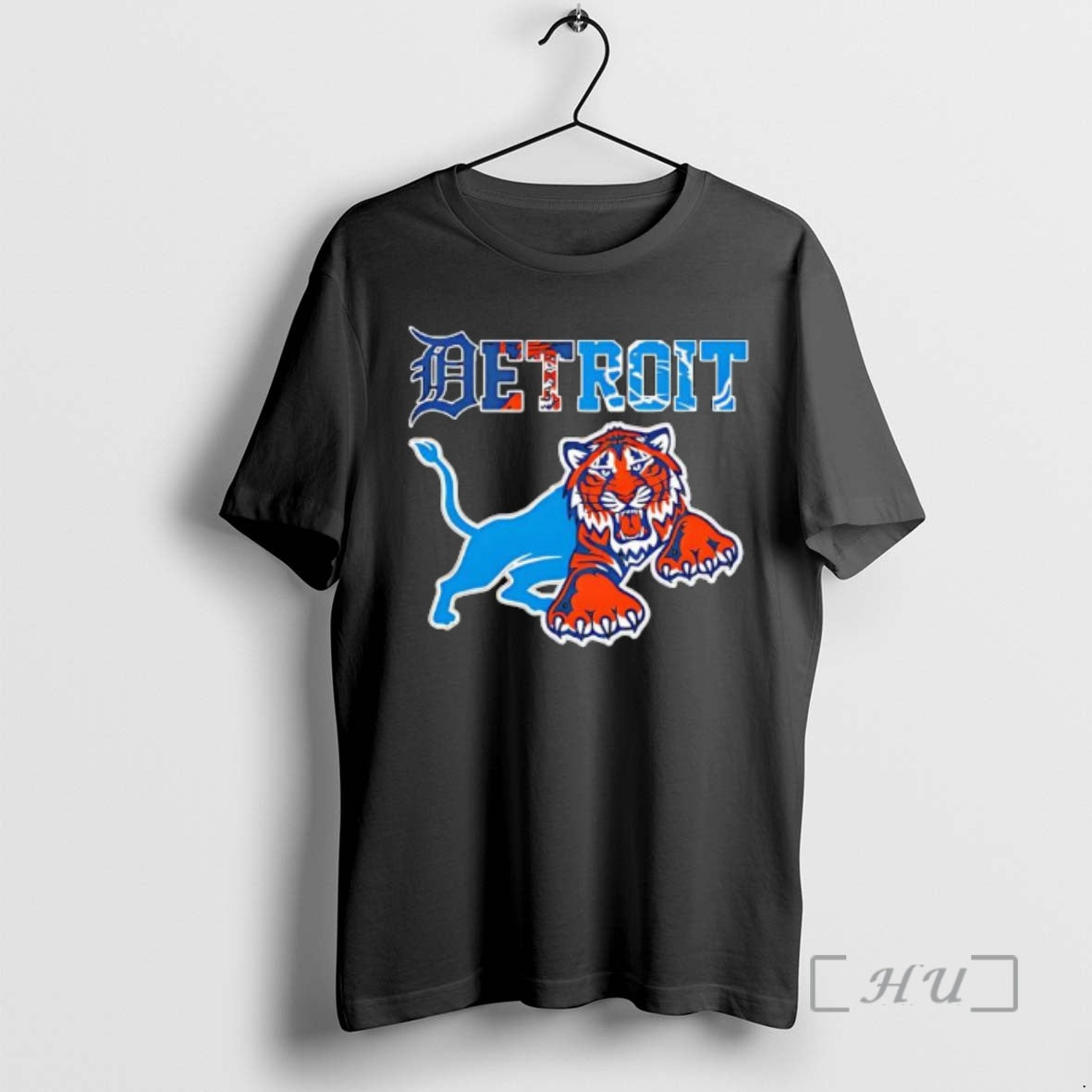 Officials Detroit Sports Detroit Tigers And Detroit Lions Logos T-Shirts, Hoodie, Sweatshirt | PopFlextees.com