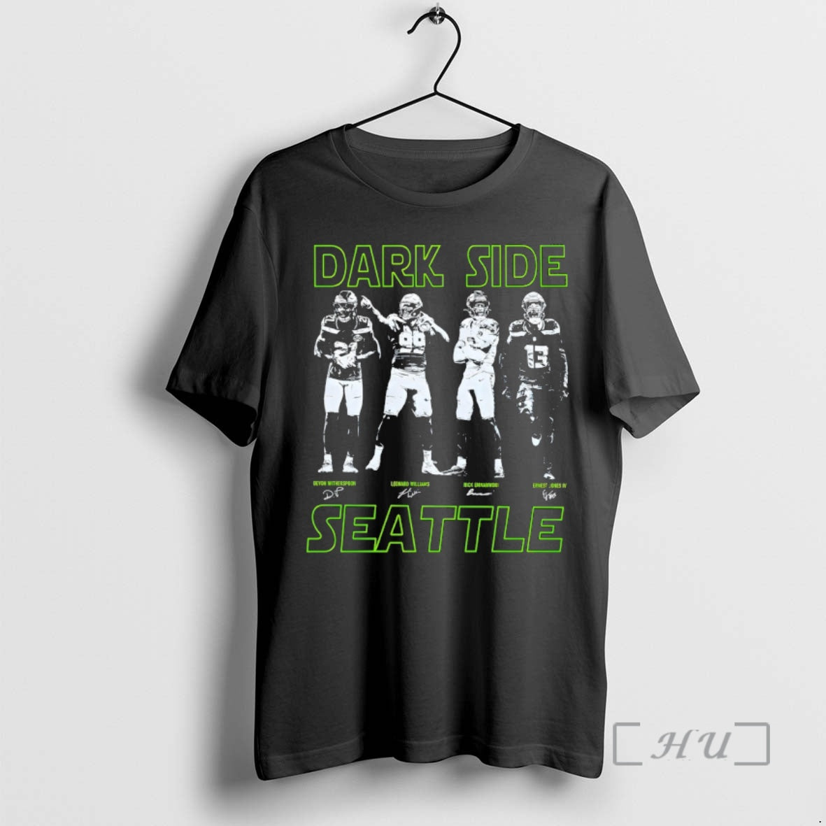 Officials Devon Witherspoon Leonard Williams Nick Emnanwori And Ernest Jones Iv Dark Side Defense Seattle T-Shirts,...