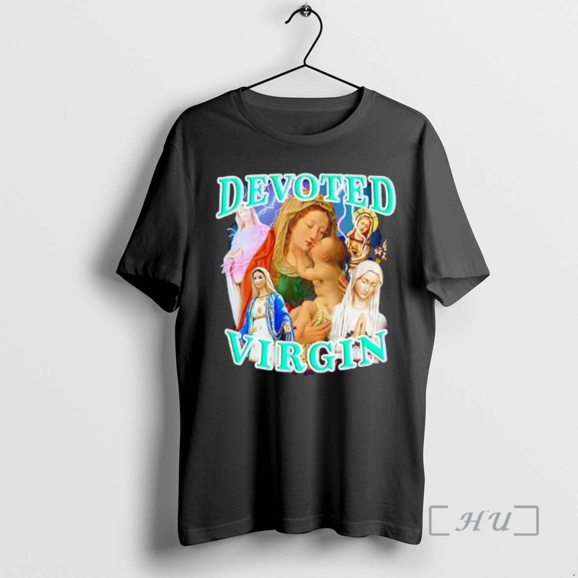 Officials Devoted Virgin Vintage Religious Graphic T-Shirts, Hoodie, Sweatshirt | PopFlextees.com