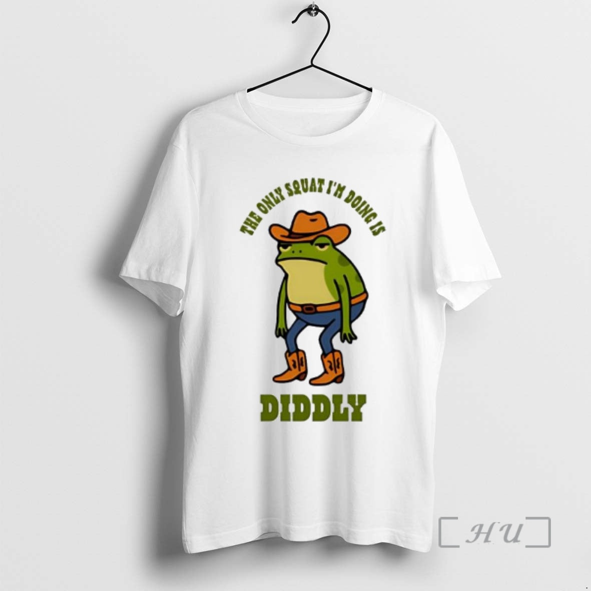 Officials Diddly Squat Frog The Only Squat Im Doing Is Diddly Premium T Shirts Sweater Hoodie, Sweatshirt | PopFlextees.com