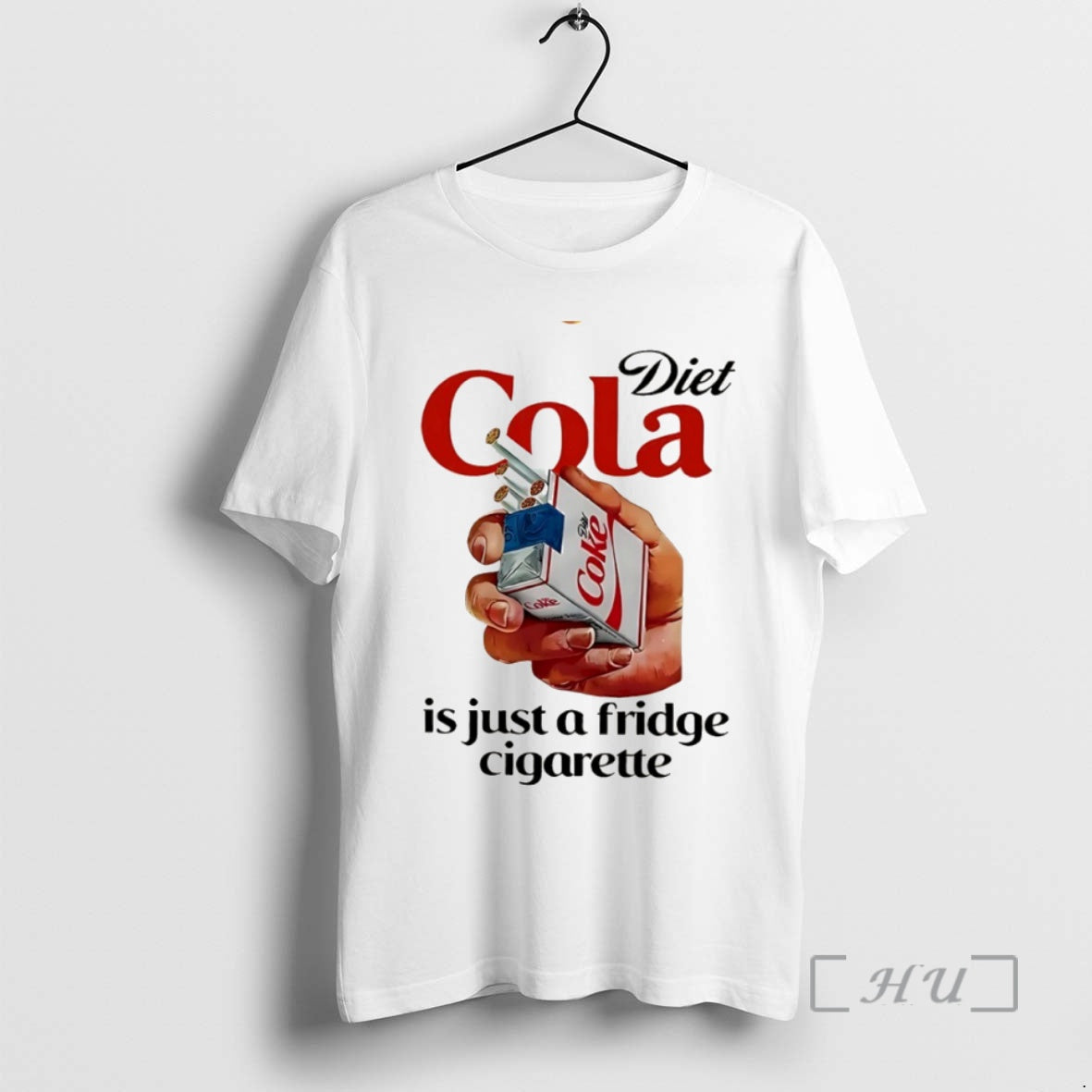 Officials Diet Cola Is Just A Fridge Cigarette Circle T-Shirts, Hoodie, Sweatshirt | PopFlextees.com