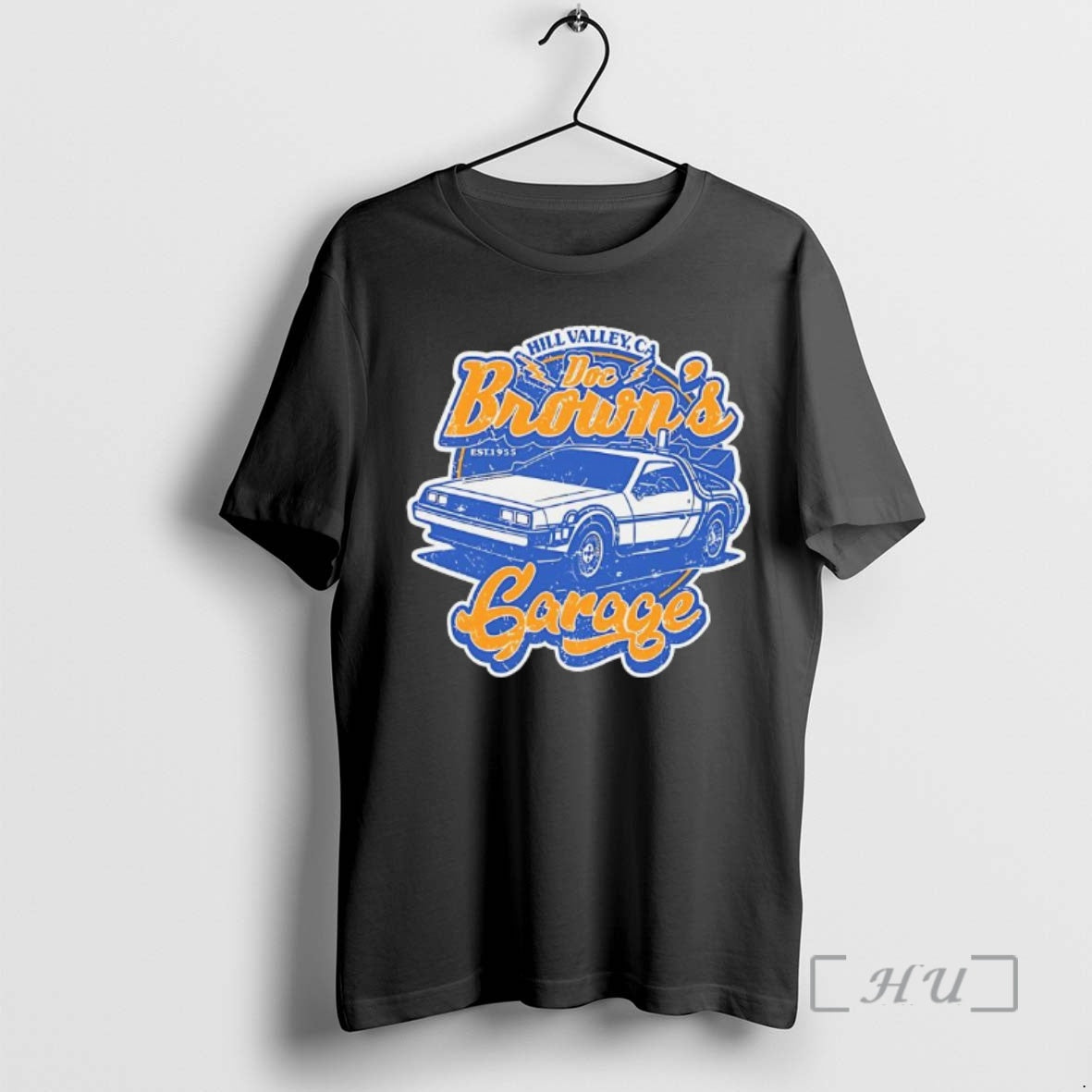 Officials Doc Browns Garage Back To The Future Films Hill Valley Ca Premium T Shirts Hoodie, Sweatshirt | PopFlextees.com