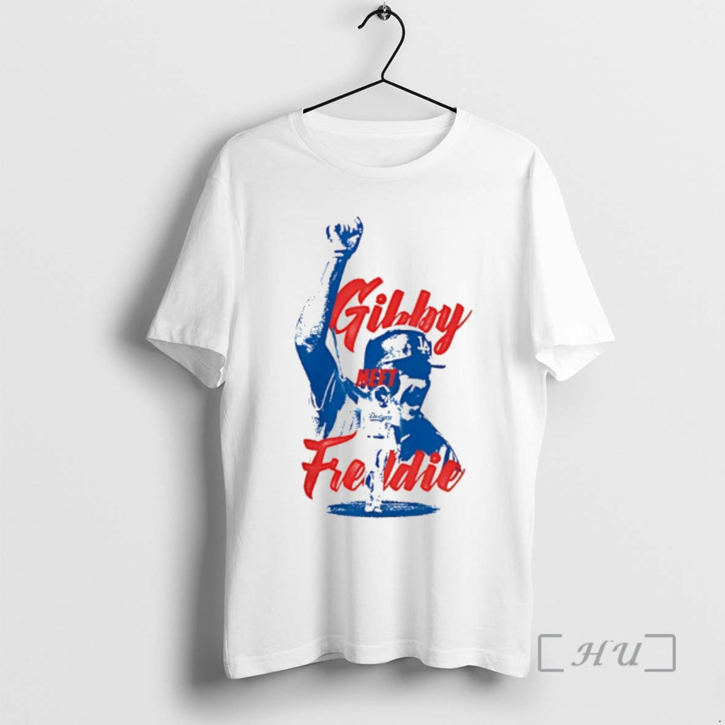 Officials Dodgers Gibby Meet Freddie Championship T-Shirts, Hoodie, Sweatshirt | PopFlextees.com