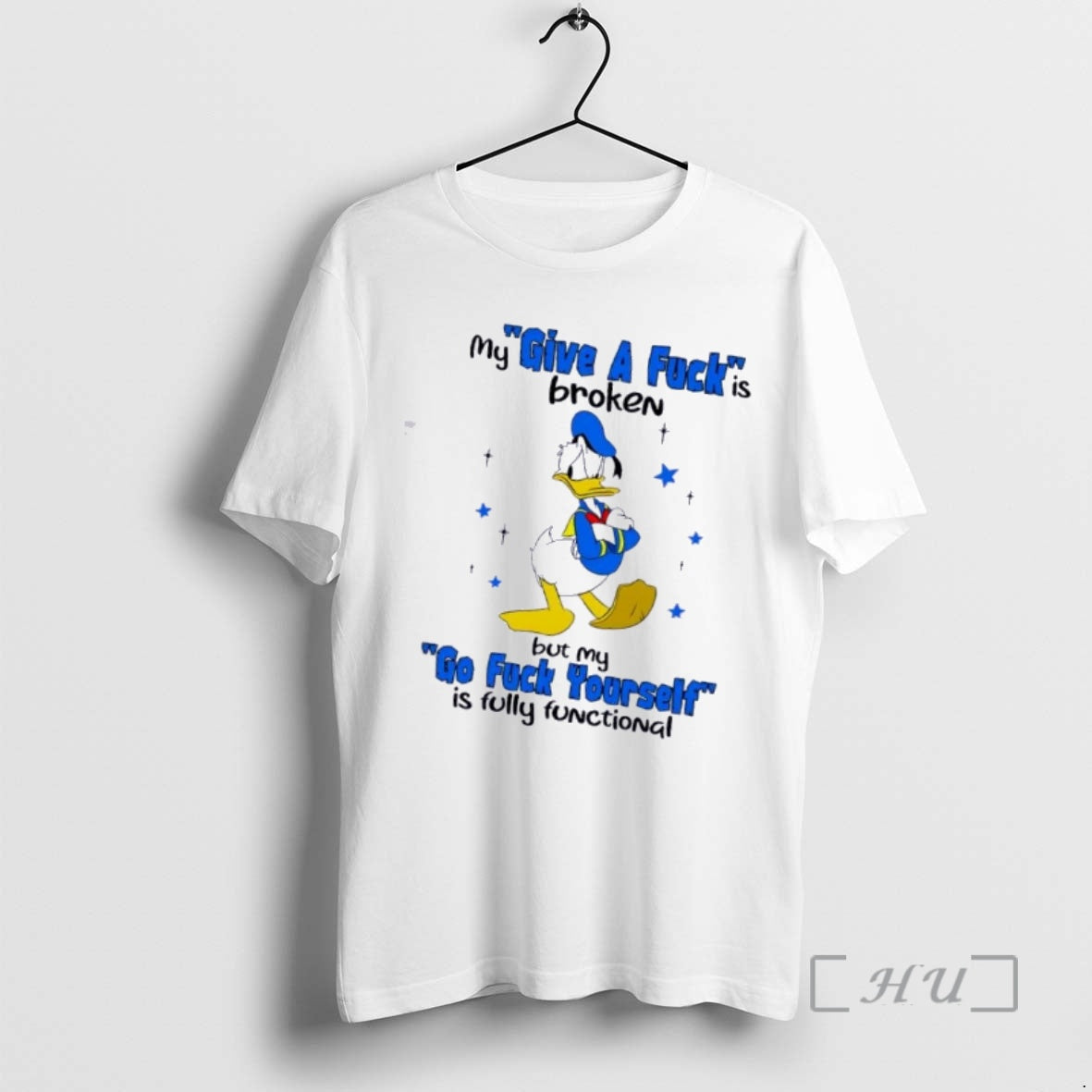 Officials Donald Duck My Give A Fuck Is Broken But My Go Fck Yourself Is T-Shirts, Hoodie, Sweatshirt | PopFlextees.com