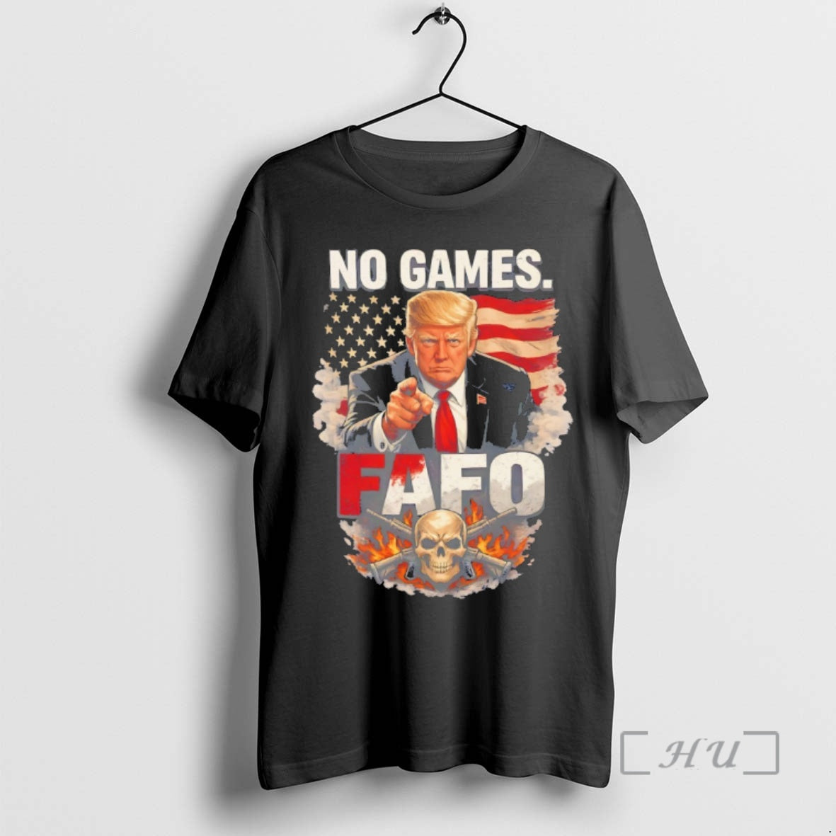 Officials Donald Trump No Games Fafo American Flag Graphic T-Shirts, Hoodie, Sweatshirt | PopFlextees.com