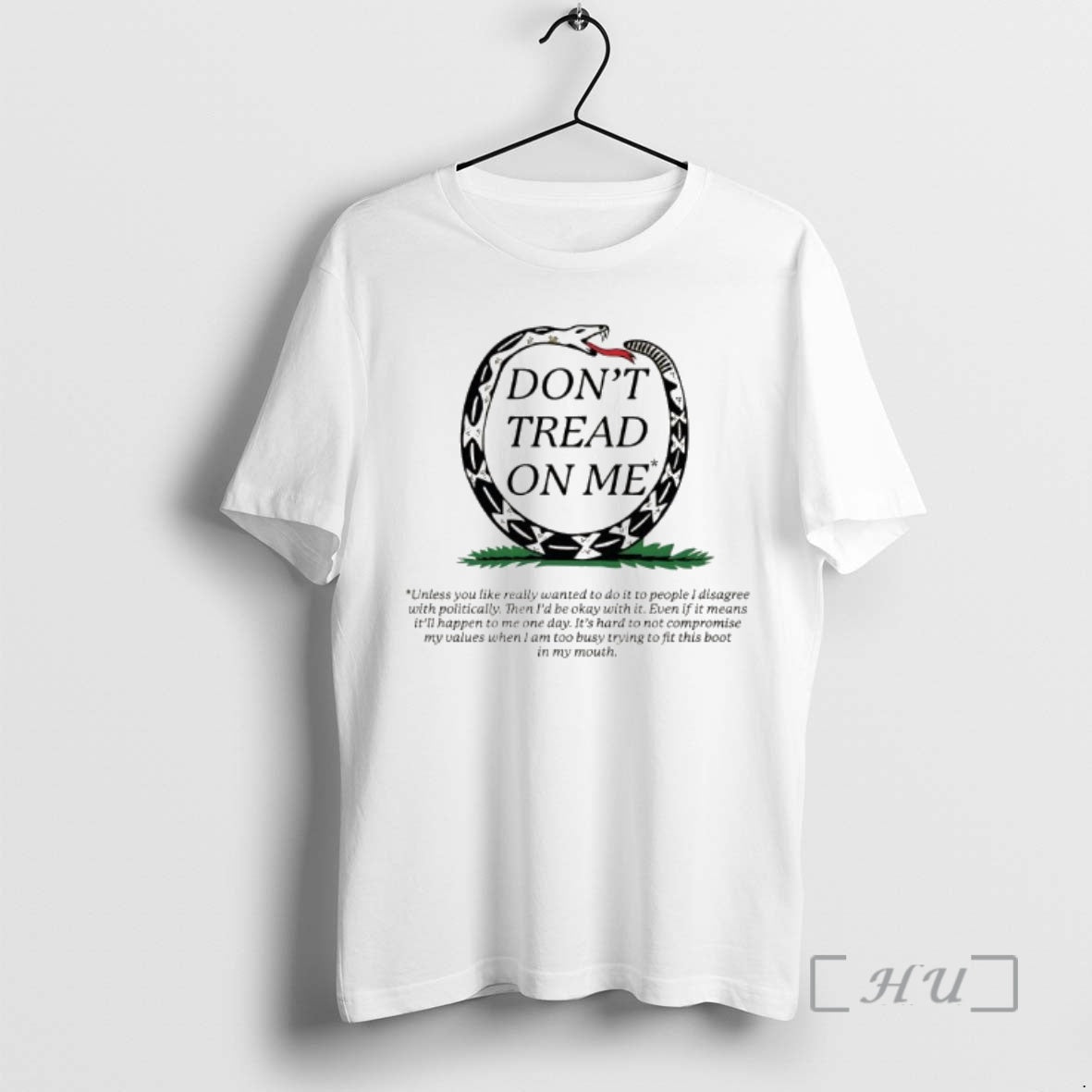 Officials Dont Tread On Me Snake Trying This Boos In My Mouth Graphic Premium T-Shirts, Hoodie, Sweatshirt | PopFlextees.com