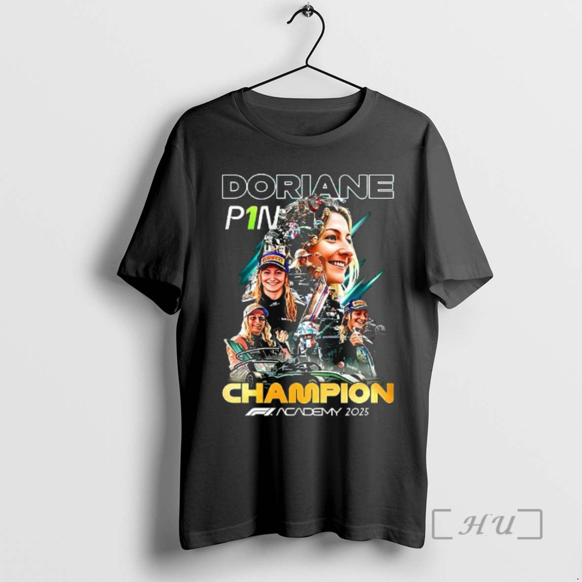 Officials Doriane Pin F1 Academy 2025 Champions Graphic T-Shirts, Hoodie, Sweatshirt | PopFlextees.com