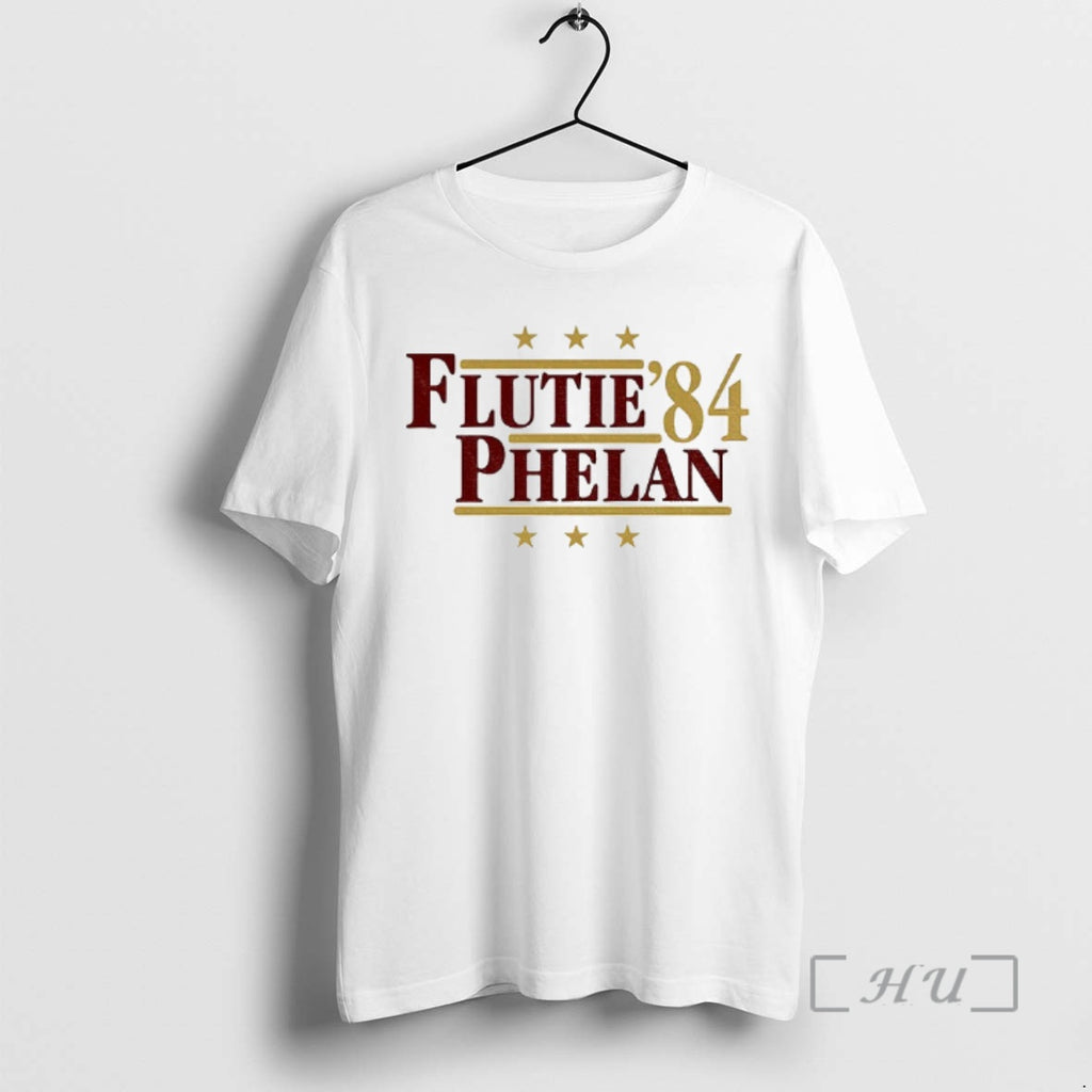 Officials Doug Flutie And Gerard Phelan Flutie Phelan 84 Legends For President Fan Premium T-Shirts, Hoodie, Sweatshirt
