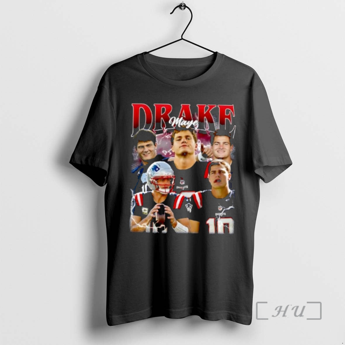 Officials Drake Maye Bootleg Essential Graphic T-Shirts, Hoodie, Sweatshirt | PopFlextees.com