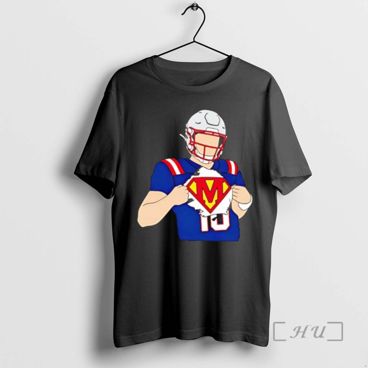 Officials Drake Maye Superman Celebration T-Shirts, Hoodie, Sweatshirt | PopFlextees.com