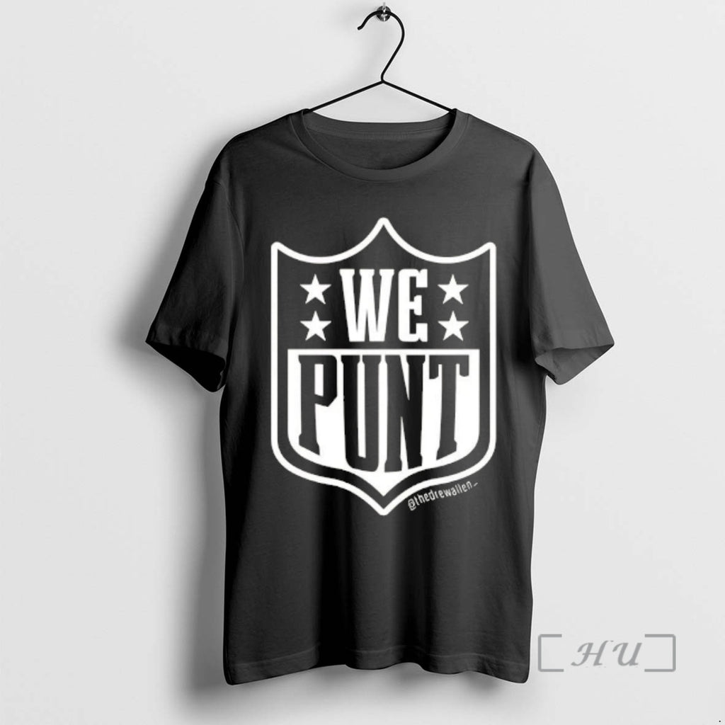 Officials Drew Allen We Punt Logo T-Shirts, Hoodie, Sweatshirt | PopFlextees.com
