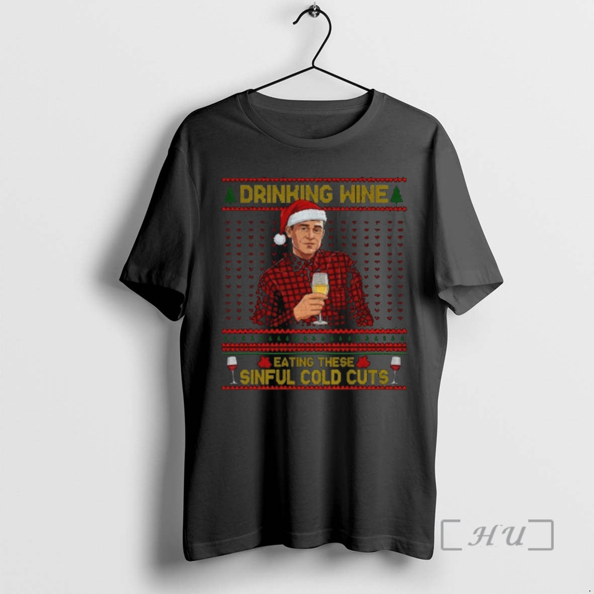 Officials Drinking Wine Sinful Cold Cuts Christmas T-Shirts, Hoodie, Sweatshirt | PopFlextees.com