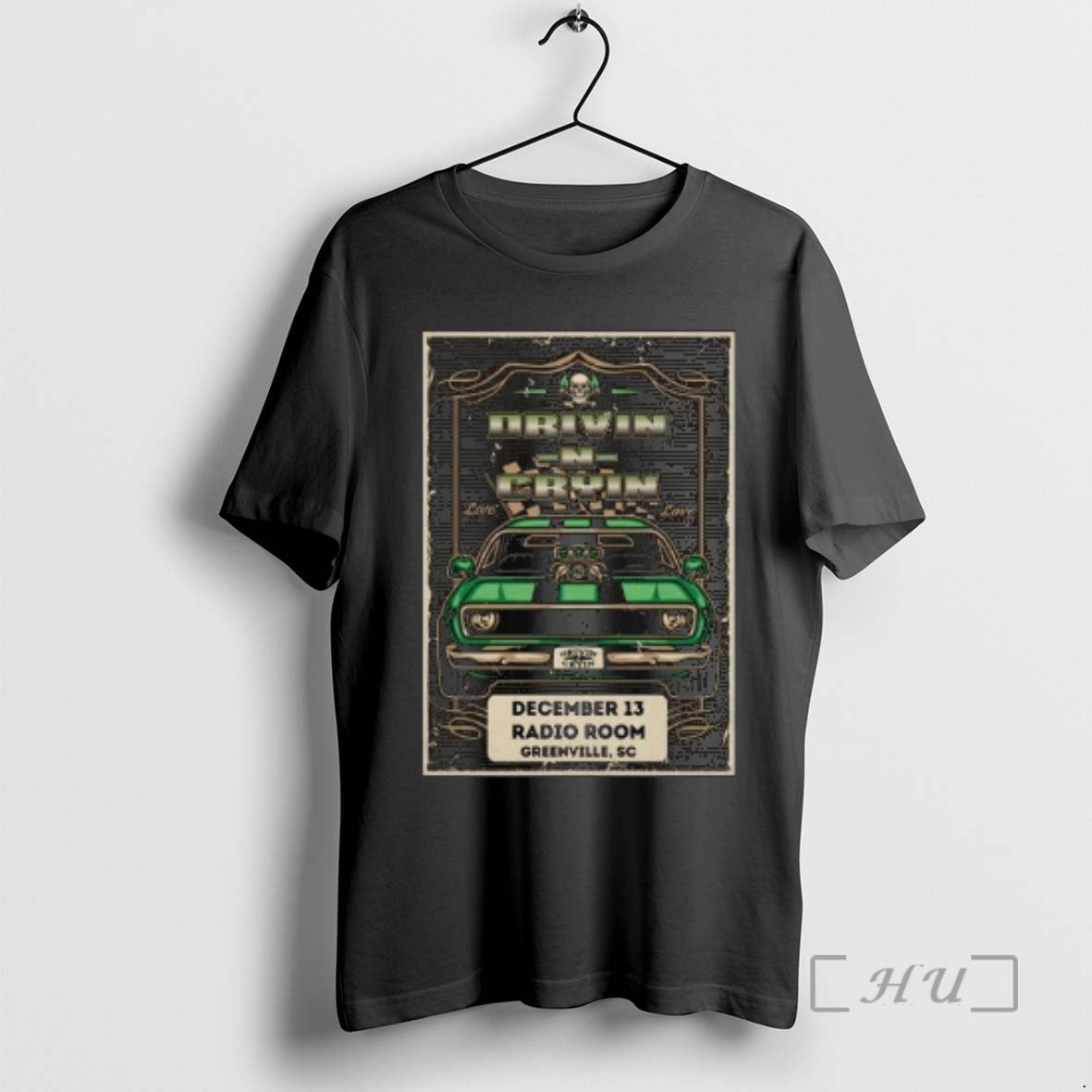 Officials Drivin N Cryin December 13 2025 Radio Room In Greenville Sc Circle Black Premium T-Shirts, Hoodie, Sweatshirt
