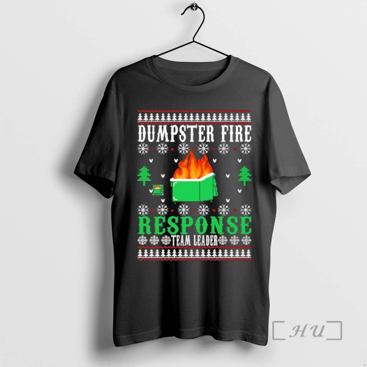 Officials Dumpster Fire Response Team Leader Christmas T-Shirts, Hoodie, Sweatshirt | PopFlextees.com