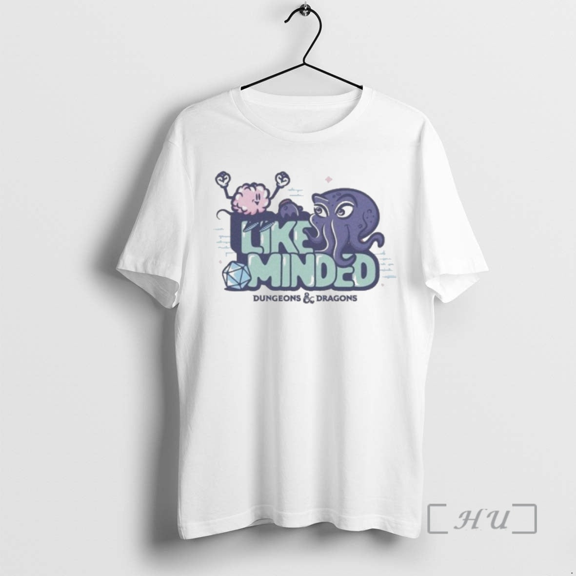 Officials Dungeons Dragons Like Minded Mind Flayer Octopus T-Shirts, Hoodie, Sweatshirt | PopFlextees.com