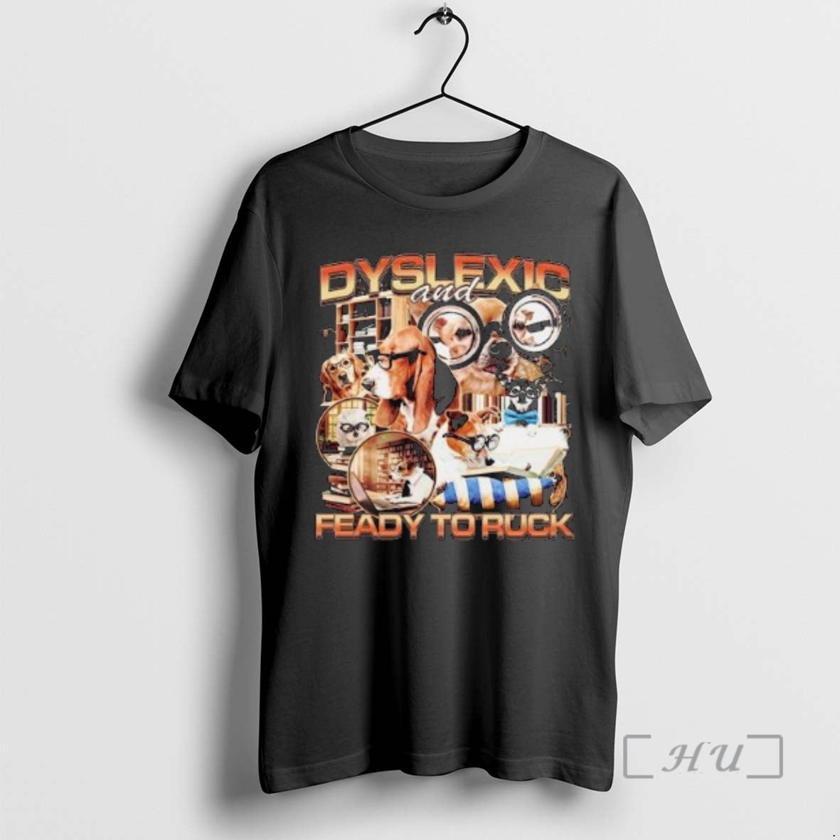 Officials Dyslexic And Ready To Ruck Circle Black T-Shirts, Hoodie, Sweatshirt | PopFlextees.com