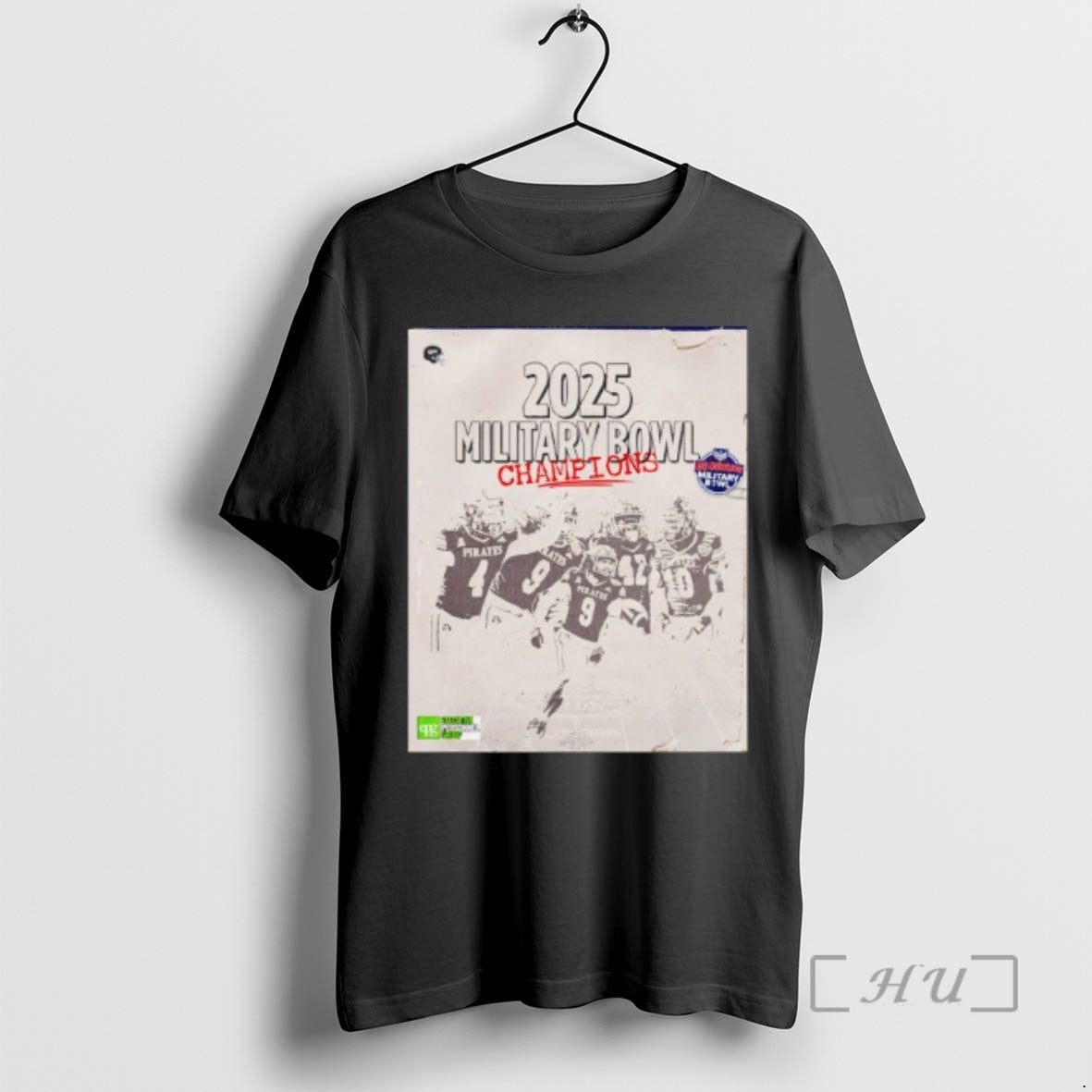 Officials Ecu Pirates 2025 Go Bowling Military Bowl Champions T-Shirts, Hoodie, Sweatshirt | PopFlextees.com