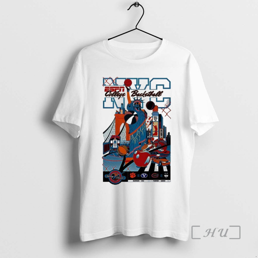 Officials Espn College Basketball Clemson Vs Byu And Florida Vs T-Shirts, Hoodie, Sweatshirt | PopFlextees.com