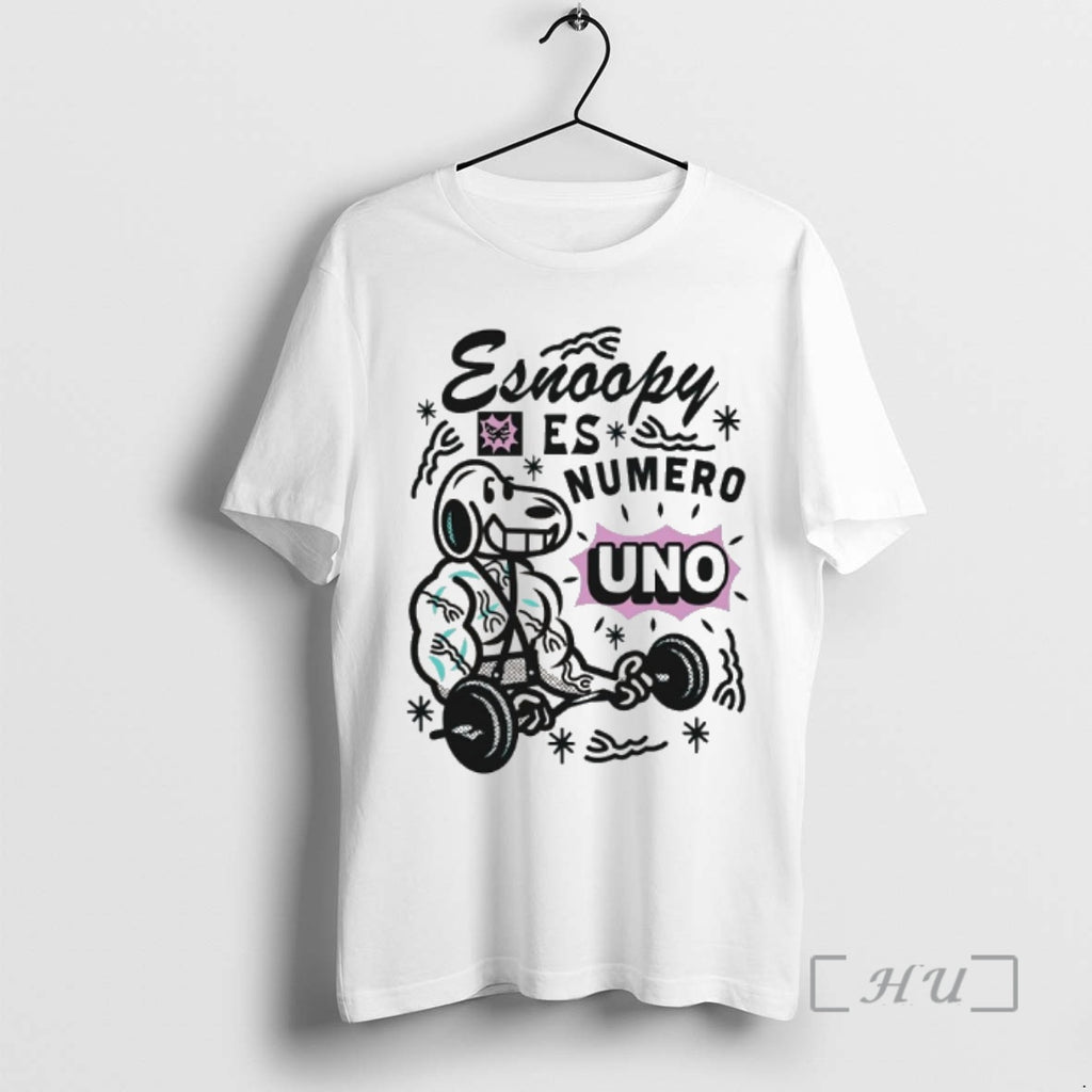 Officials Esnoopy Gym Es Numero Uno T-Shirts, Hoodie, Sweatshirt | PopFlextees.com