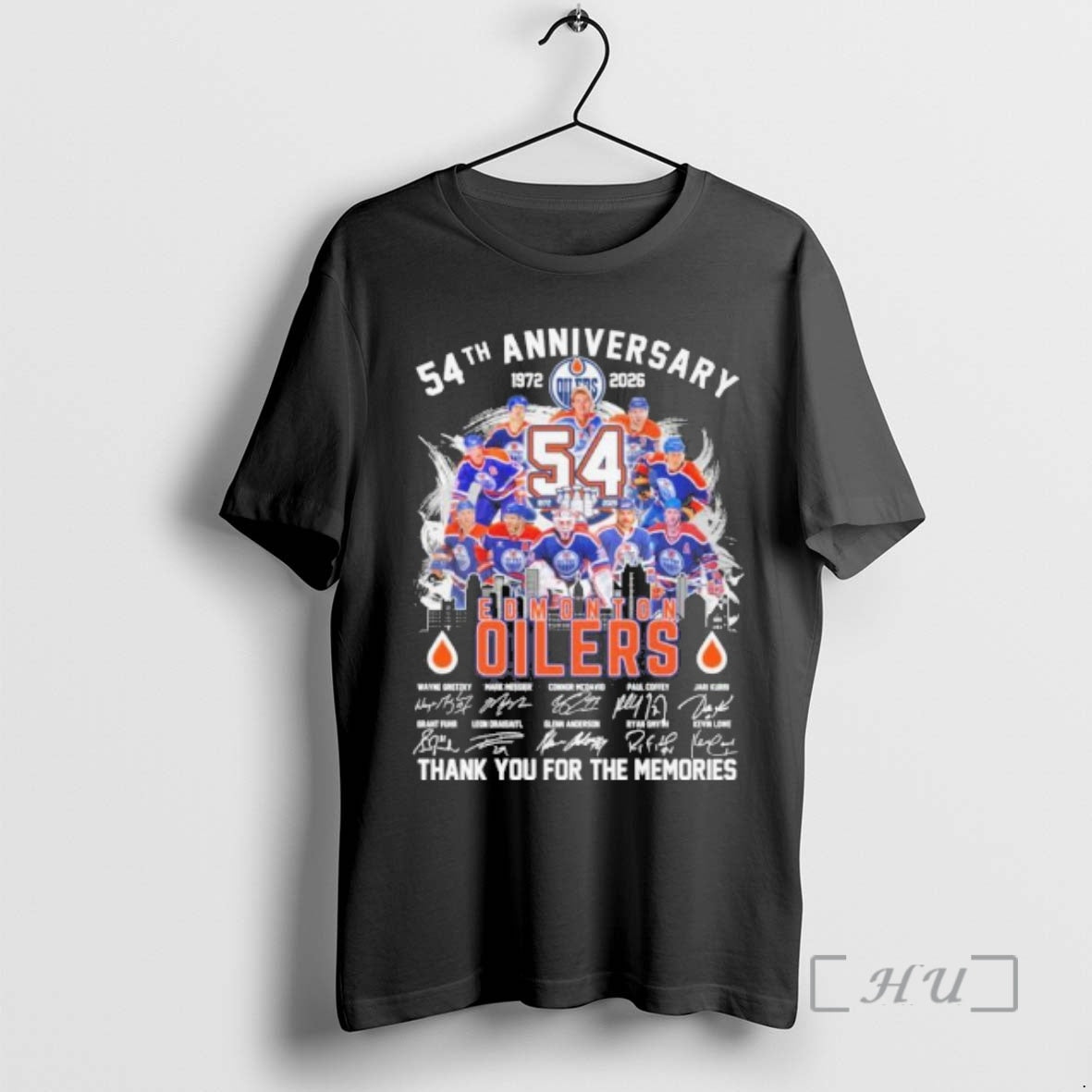 Officials Edmonton Oilers Team 54th Anniversary 1972 2026 T-Shirts, Hoodie, Sweatshirt | PopFlextees.com