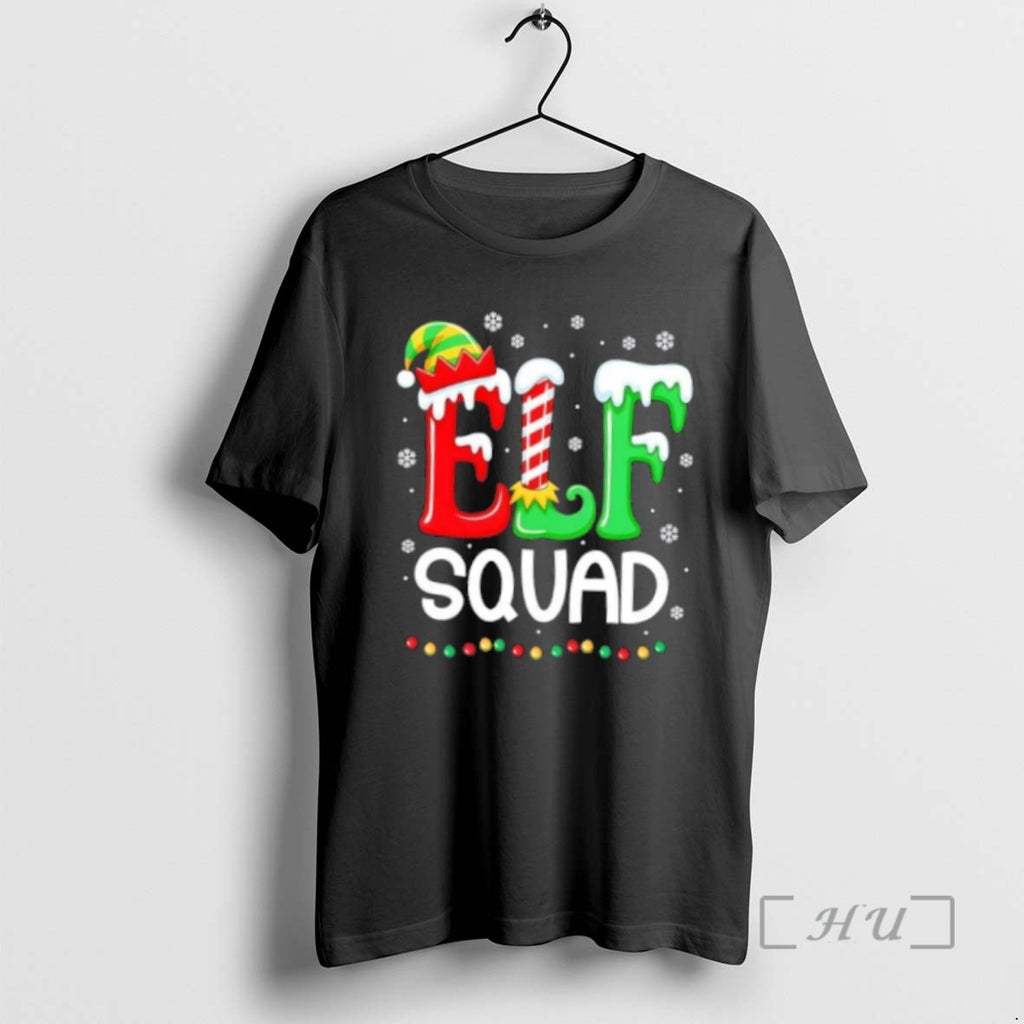 Officials Elf Family Christmas Matching Xmas Elf Squad T-Shirts, Hoodie, Sweatshirt | PopFlextees.com