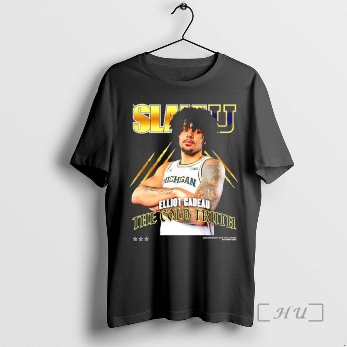 Officials Elliot Cadeau The Cold Truth Michigan Wolverines Slamu T-Shirts, Hoodie, Sweatshirt | PopFlextees.com