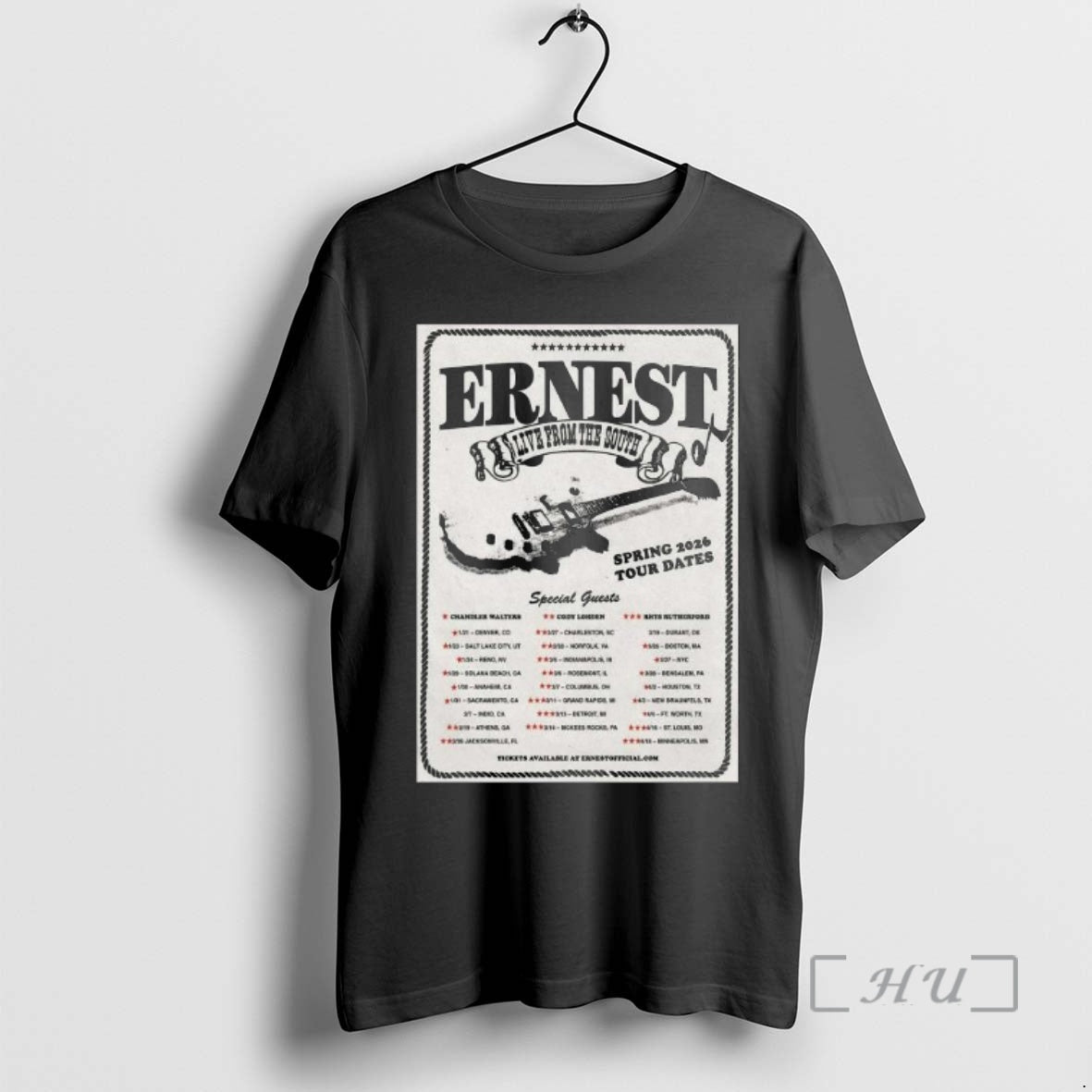 Officials Ernest Spring Tour 2026 T-Shirts, Hoodie, Sweatshirt | PopFlextees.com