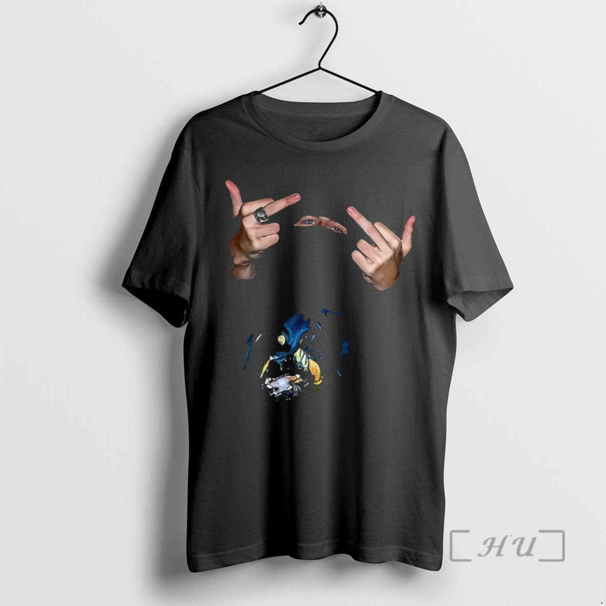 Officials Esdeekid Middle Finger Music Lover Meme T-Shirts, Hoodie, Sweatshirt