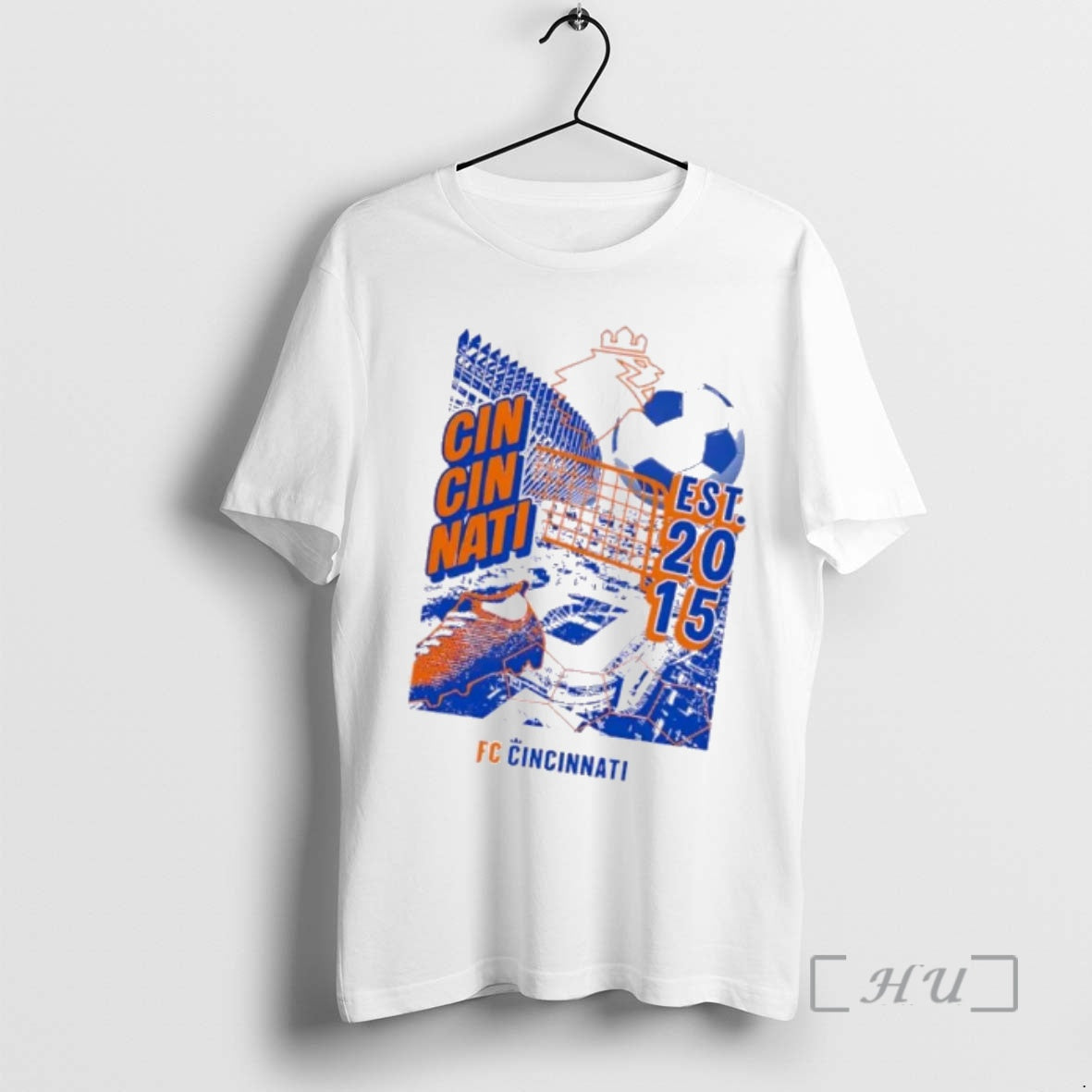 Officials Fc Cincinnati Grunge Collage Est 2015 T-Shirts, Hoodie, Sweatshirt | PopFlextees.com