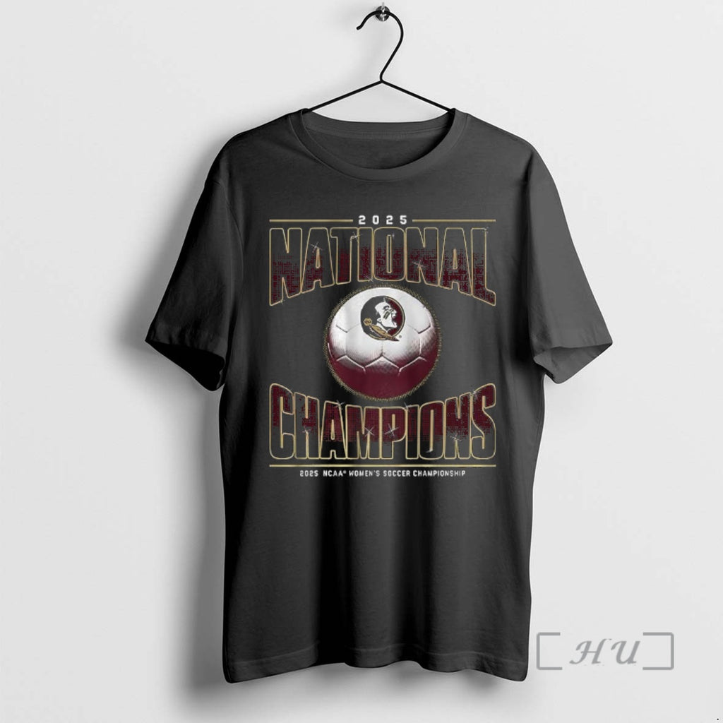 Officials Fsu Womens Soccer Ncaa 2025 National Champions T-Shirts, Hoodie, Sweatshirt | PopFlextees.com